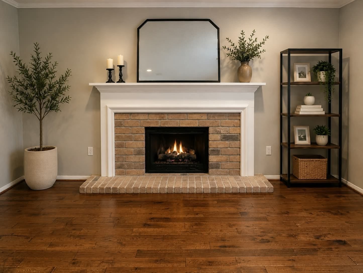12506 Mill Ridge Drive, Cypress, TX 77429 Virtually Staged Fireplace