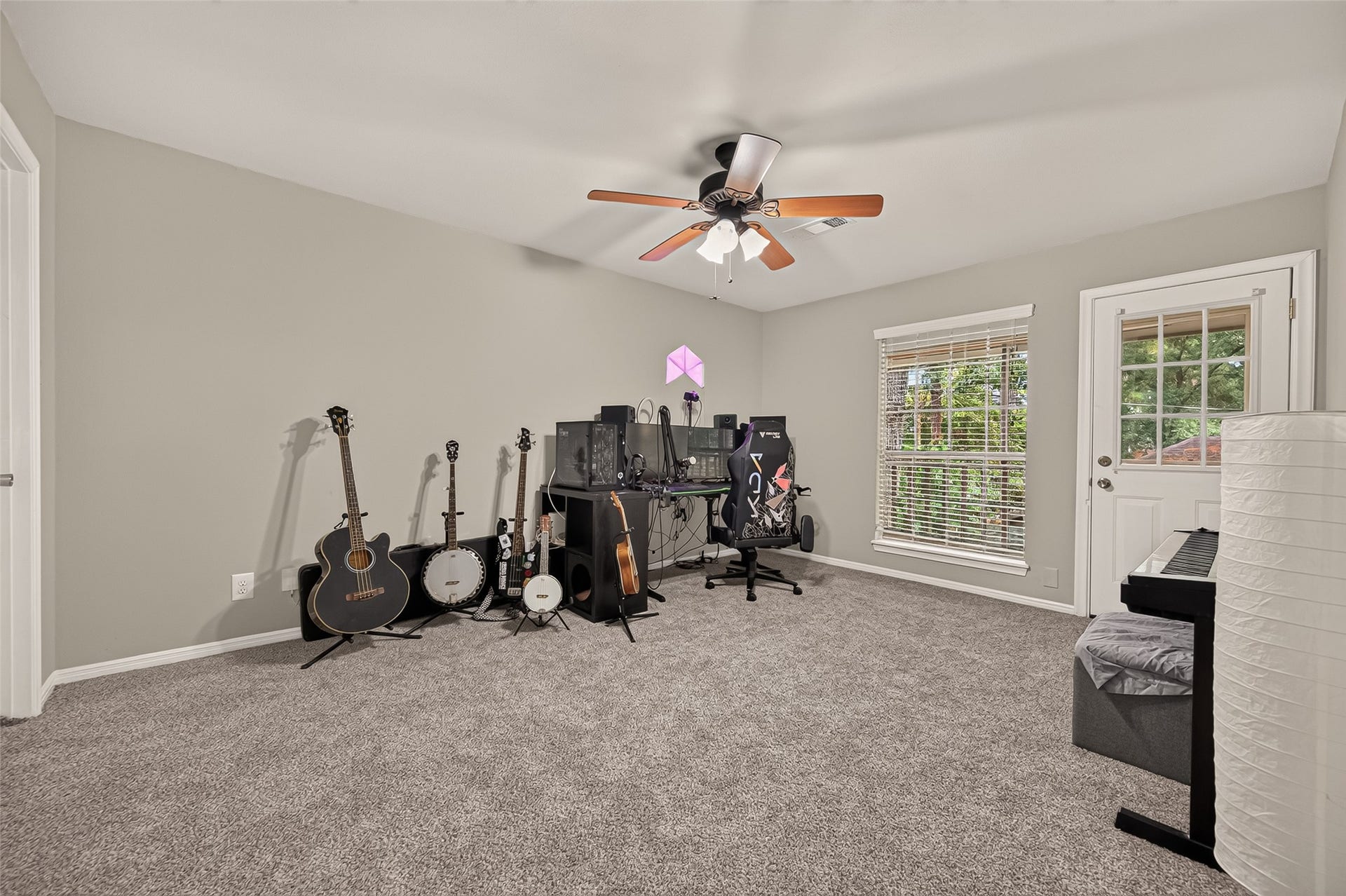 8007 Vickridge Lane, Spring, TX 77379 Fourth Bedroom with private entrance to screened balcony.