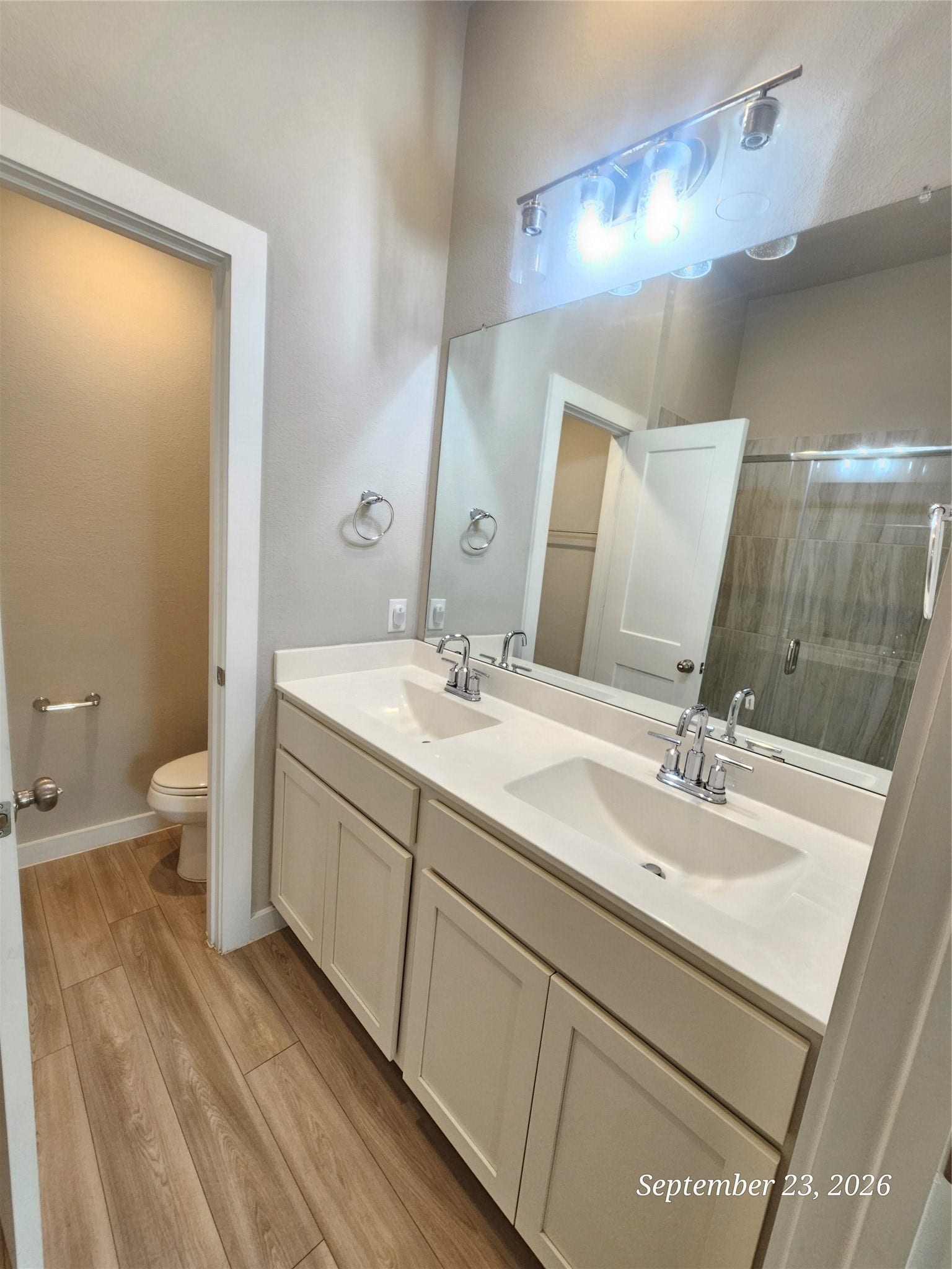 21614 Wave Hollow Drive, Cypress, TX 77433 Double sinks, and separate private toilet area in primary