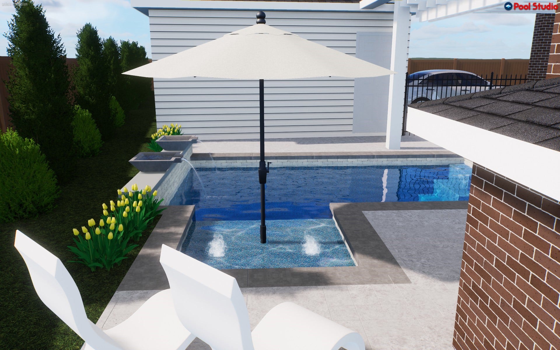 7535 Guinevere Drive, Sugar Land, TX 77479 Virtually designed with pool
