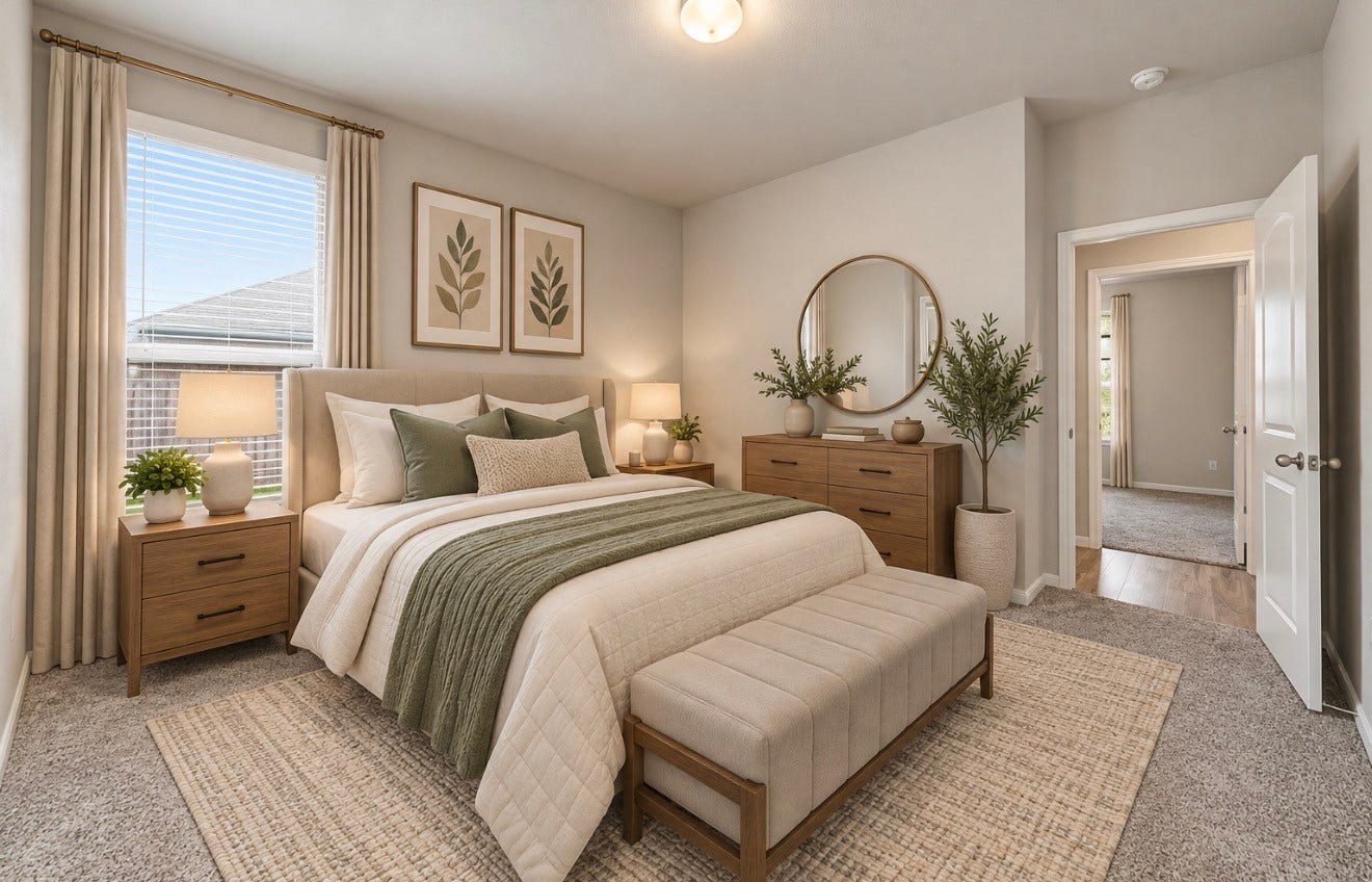 18206 Fehmarn Sound Circle, Houston, TX 77044 virtually stage bedroom