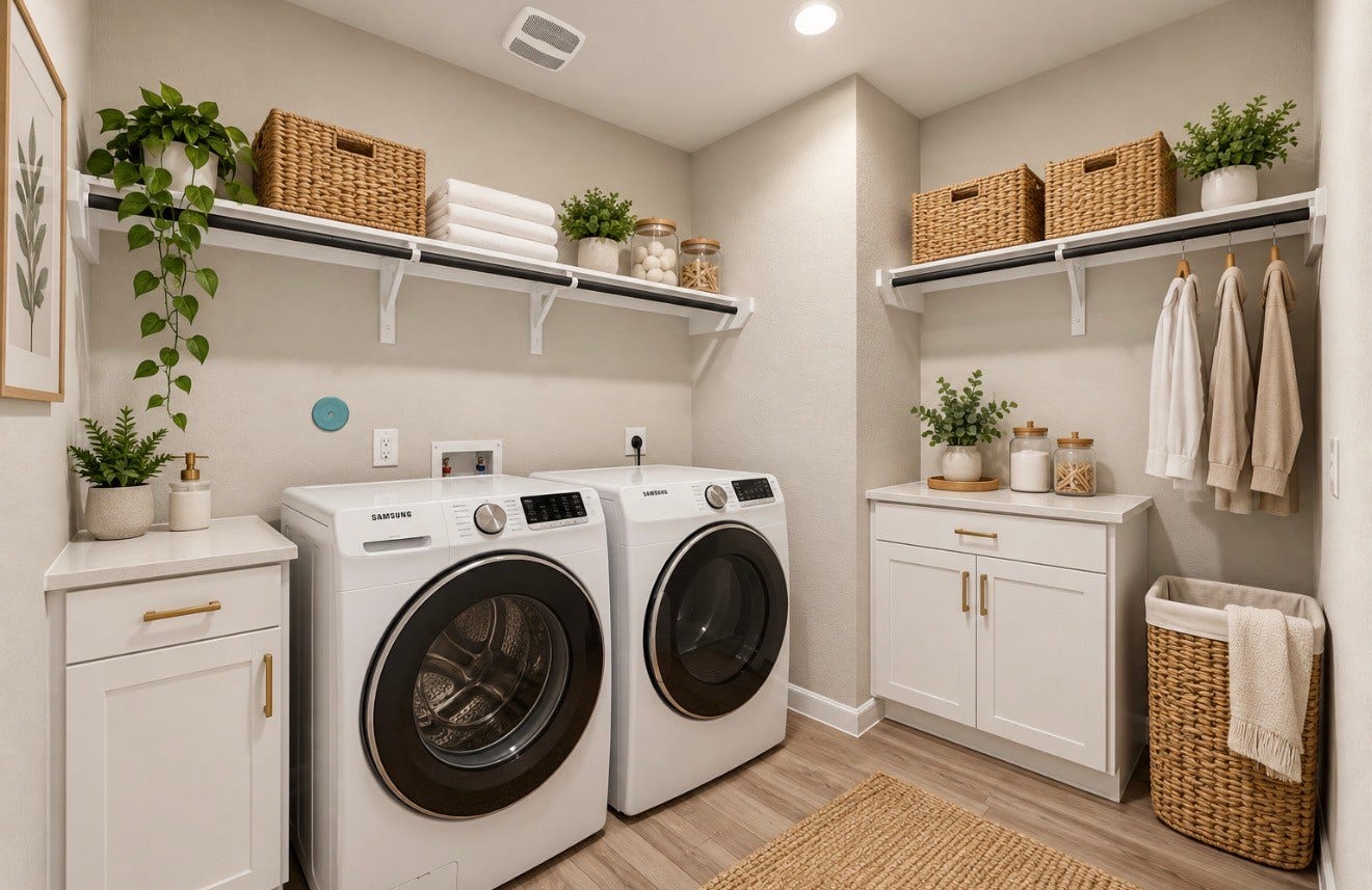 18206 Fehmarn Sound Circle, Houston, TX 77044 virtually staged laundry room