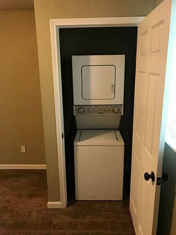 Washer and dry included inside unit.