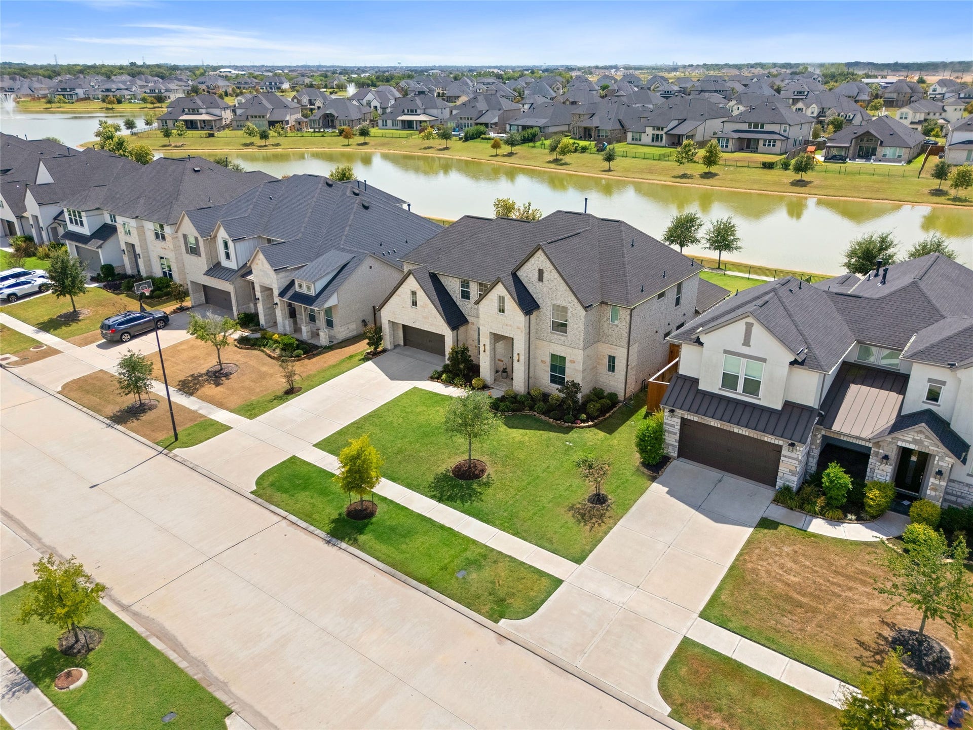 428 Horizon Light Lane, Katy, TX 77493 Front - Aerial view