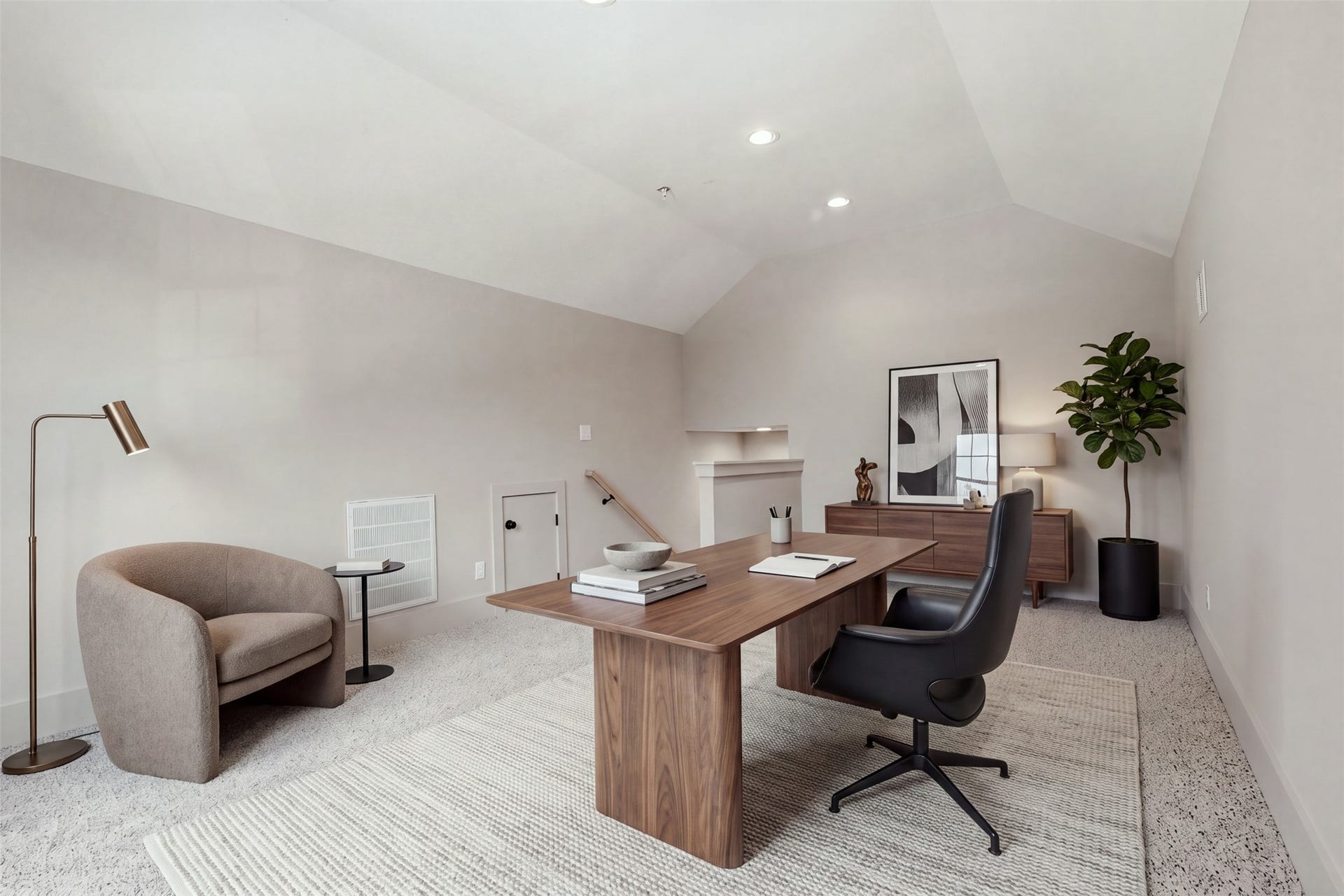 16017 Kube Court, Jersey Village, TX 77040 Flex space off first floor, virtually staged
