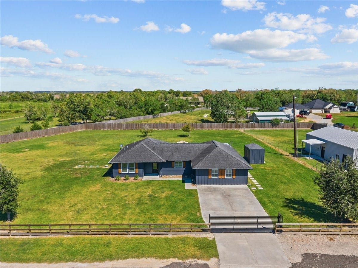 Drone view front