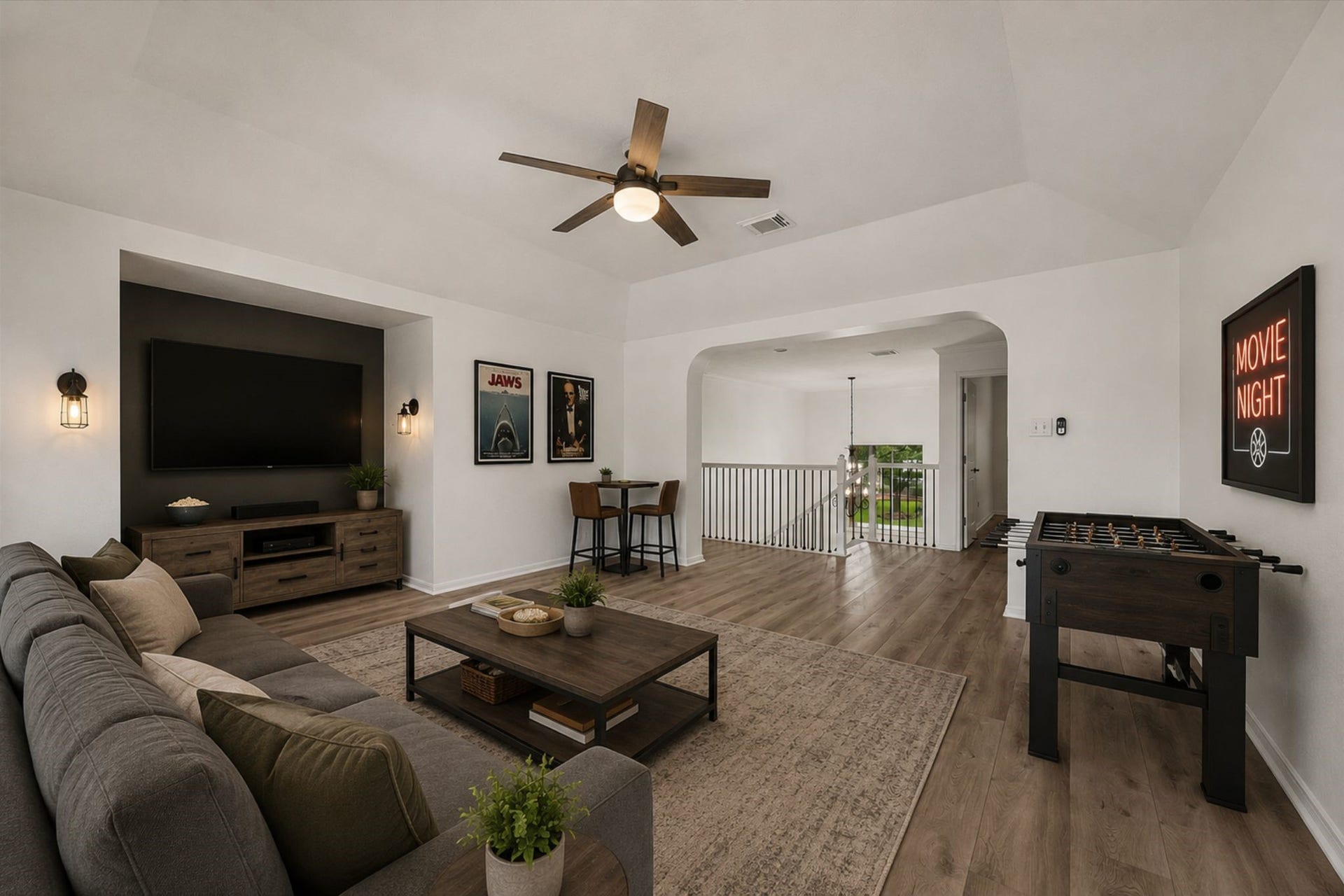 1331 SHADY BEND DRIVE, Sugar Land, TX 77479 The oversized game room offers flexible space for a media room, playroom, or second living area. **Virtually Stage.