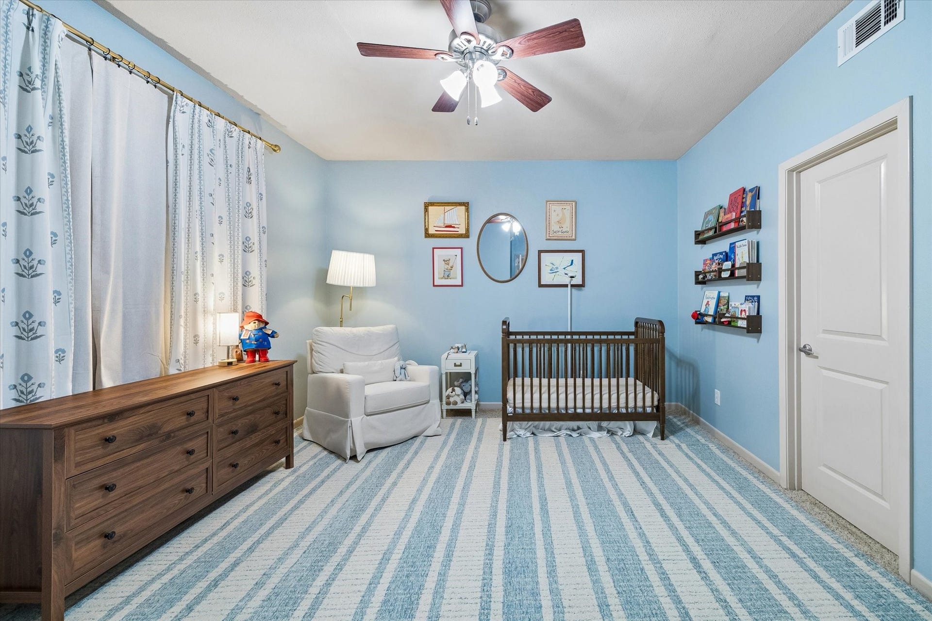 Secondary bedroom on third floor with good closet space and en-suite bathroom