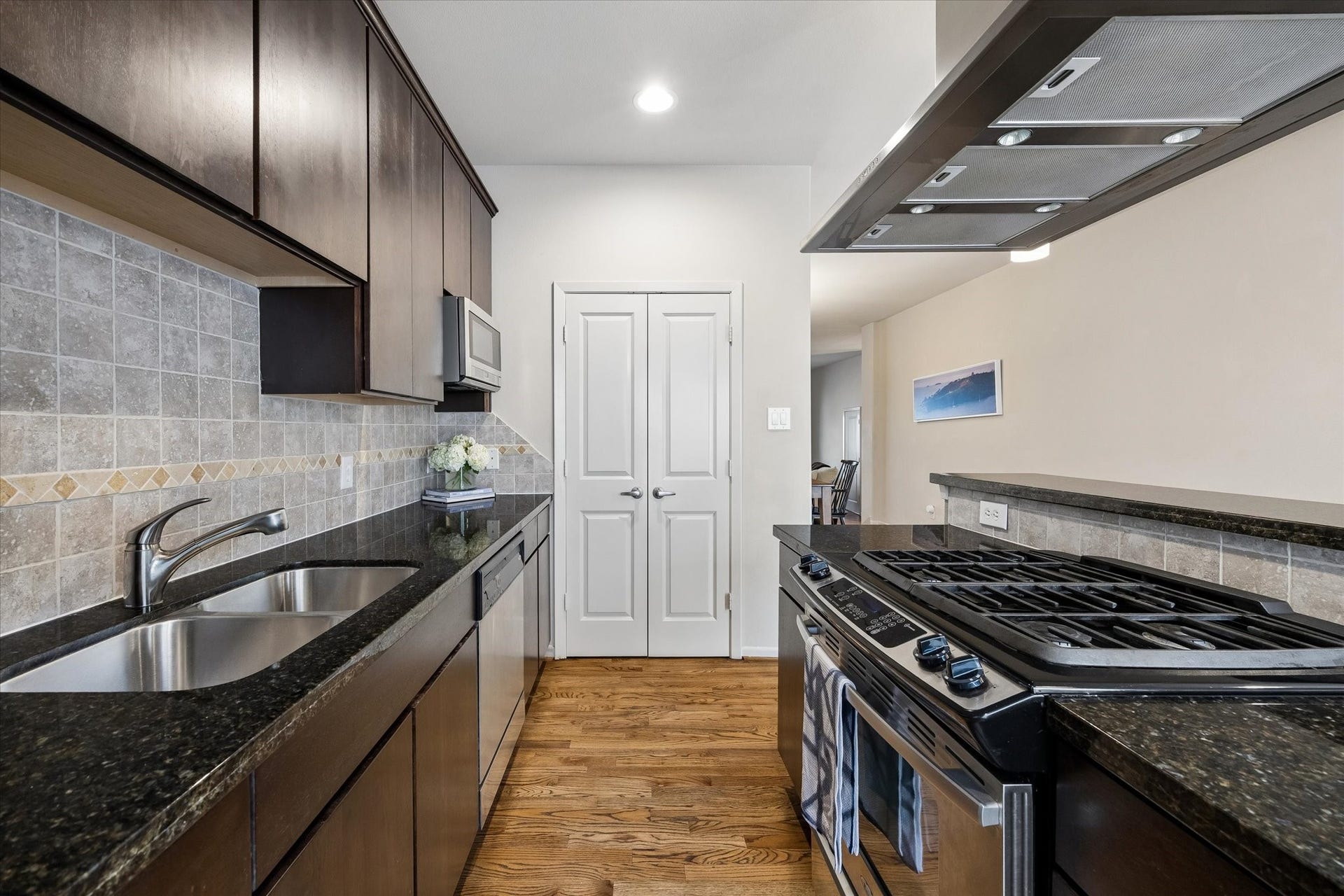 Another angle of the kitchen