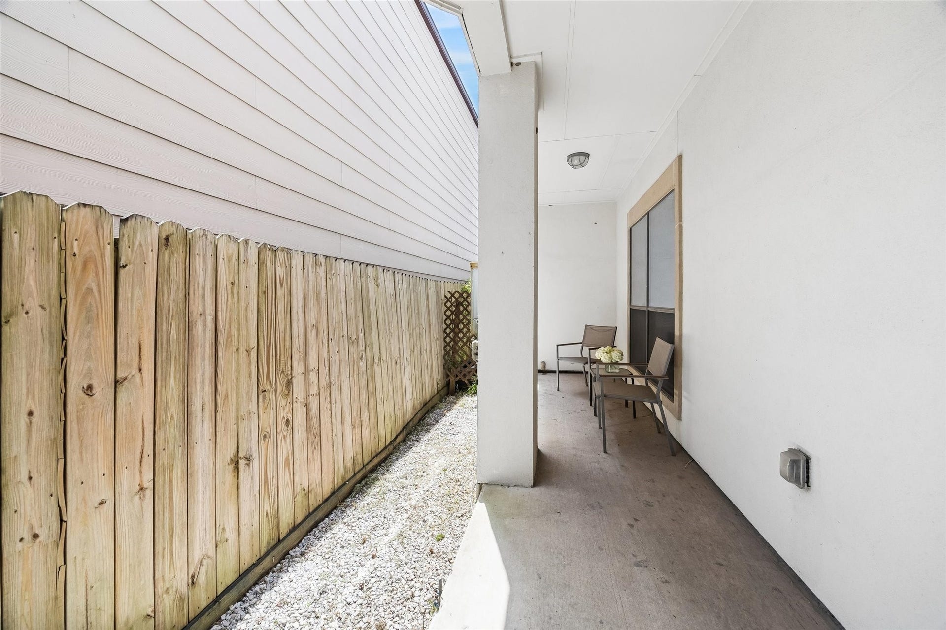 First floor outdoor patio