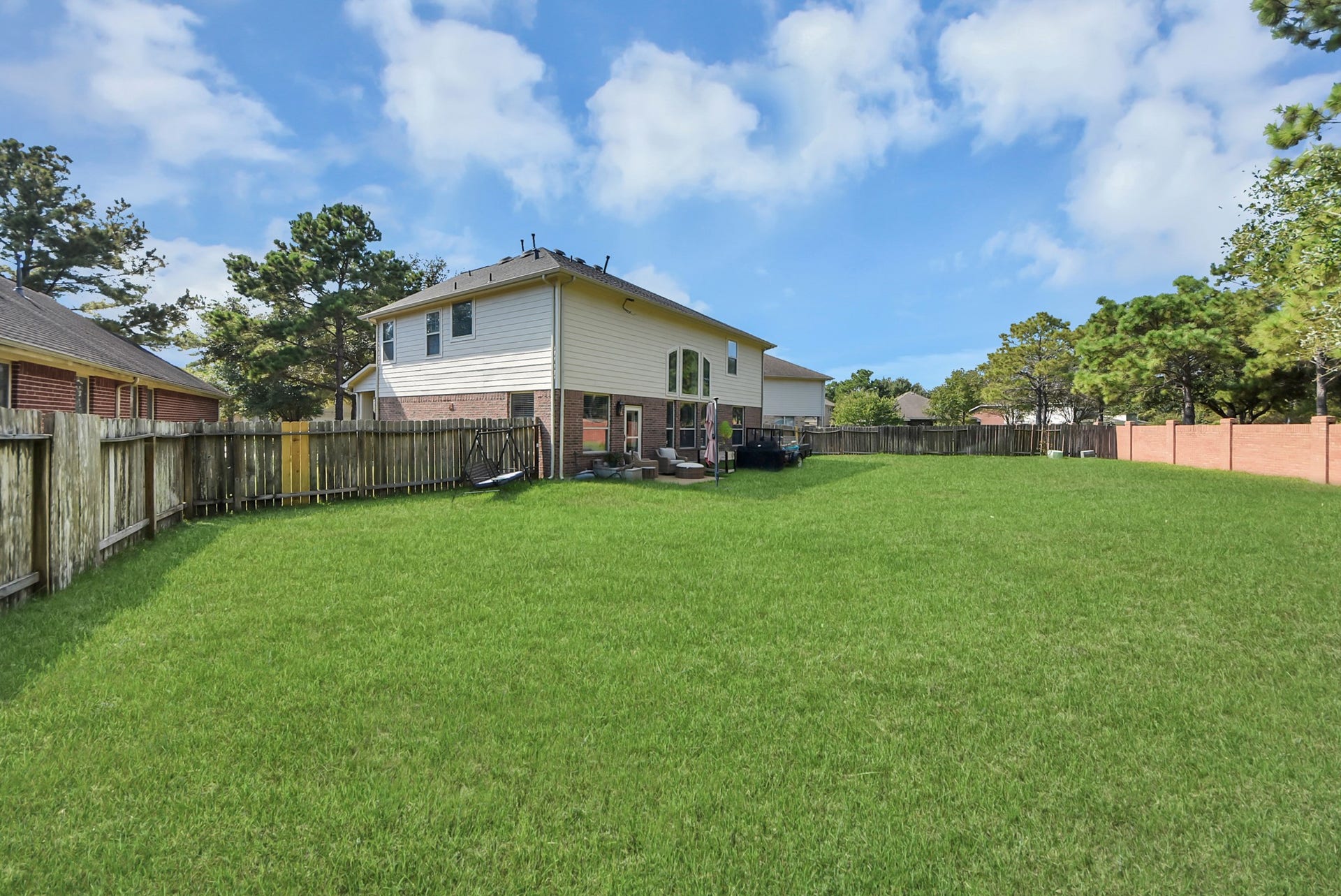 The yard is truly a blank canvas for building your outdoor oasis