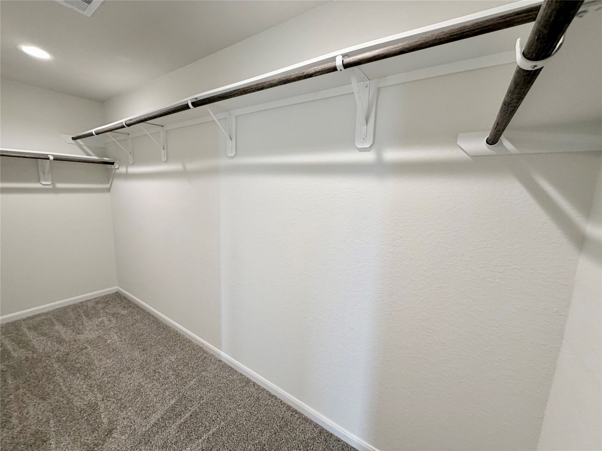 another view of primary closet.