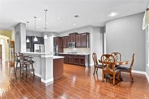 2209 Rocky Shores Lane, Pearland, TX 77089 Kitchen open to breakfast and Family