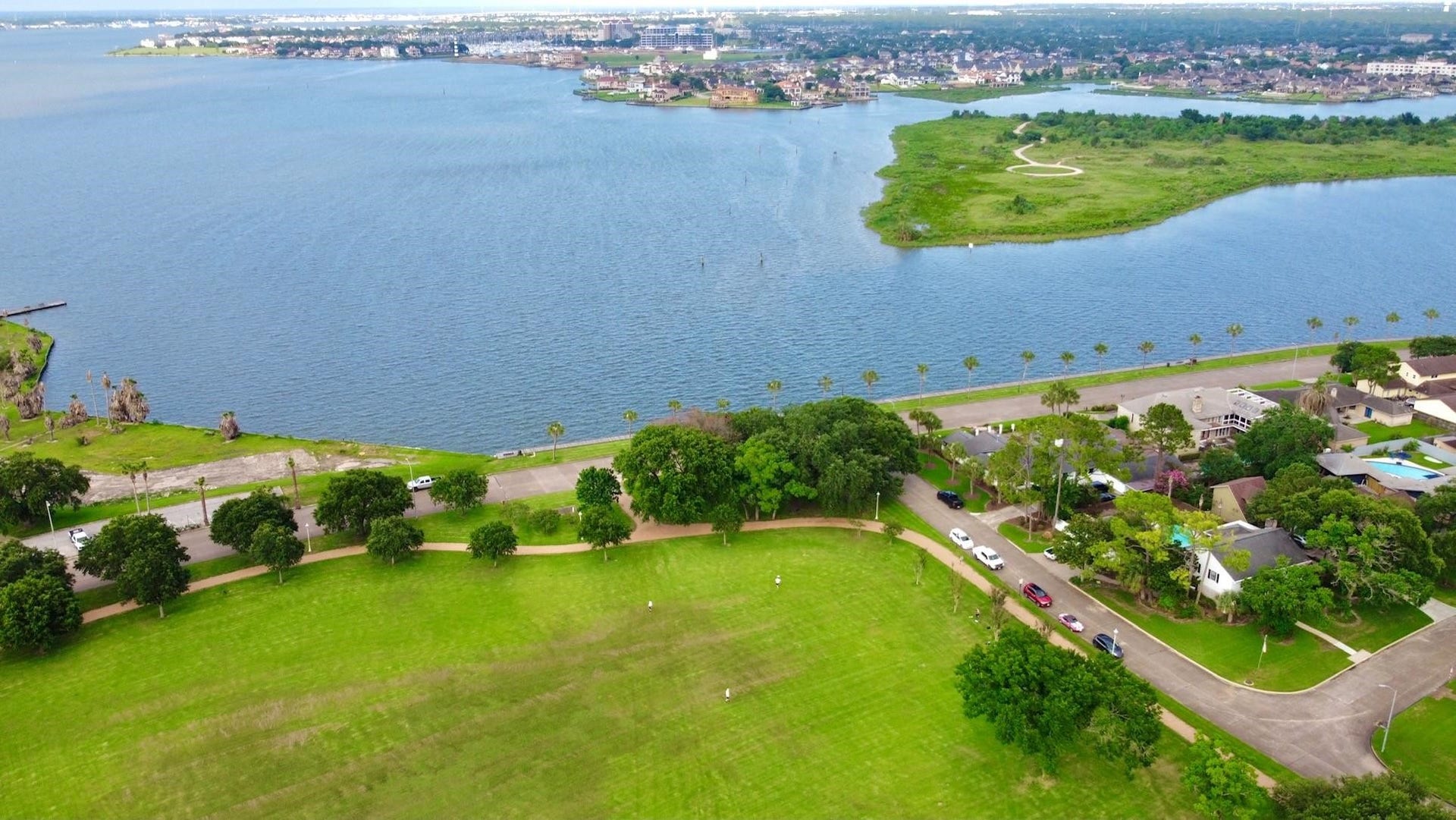 18326 Cape Bahamas Lane, Nassau Bay, TX 77058 A view of Clear Lake From the neighborhood.