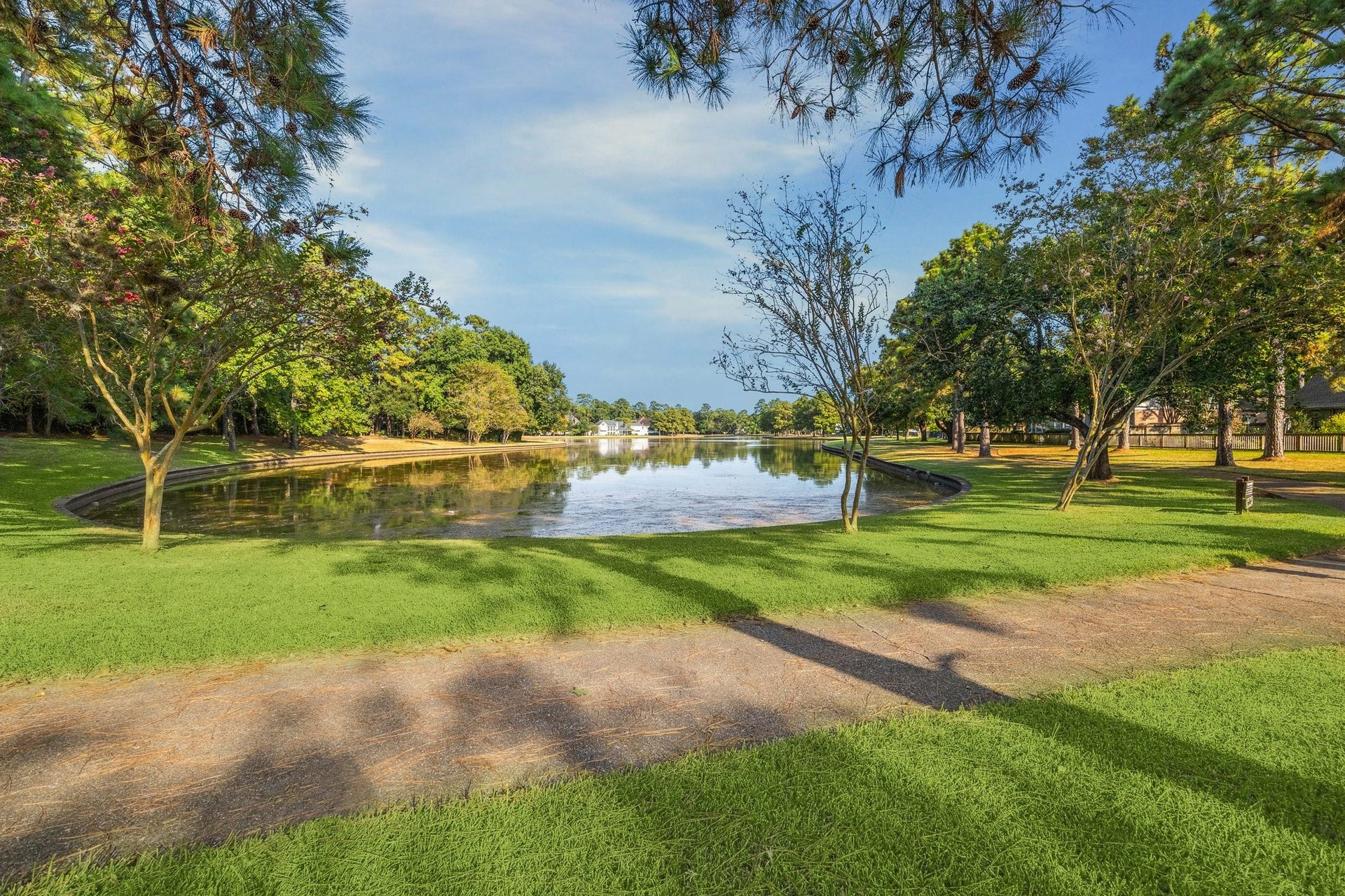 5303 Beaver Lodge Drive, Kingwood, TX 77345 Private Pond view from your pool