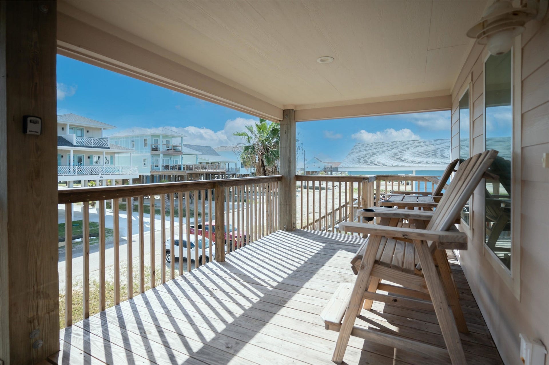 Plenty of room to sit back and enjoy the coastal breeze