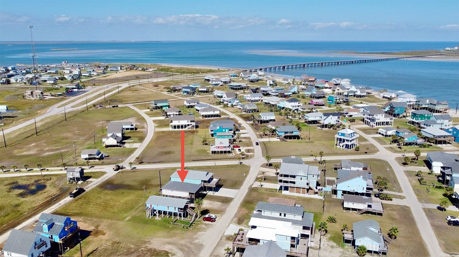 Located just across the bridge from Galveston Island