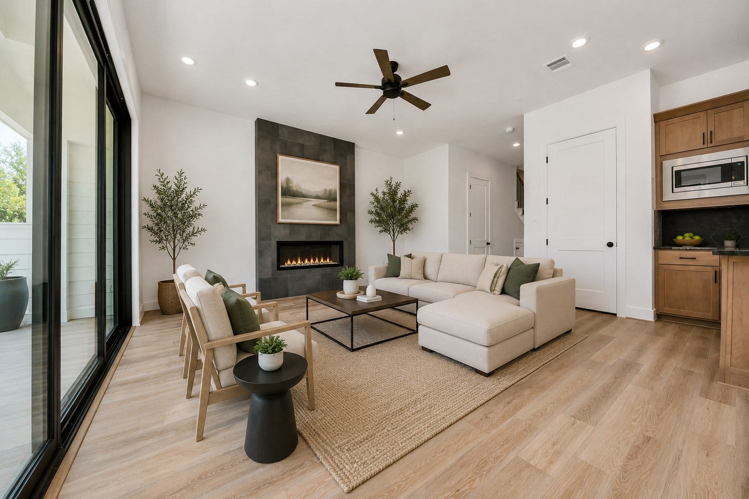1418 Caywood Lane, #D, Houston, TX 77055 Virtually Staged