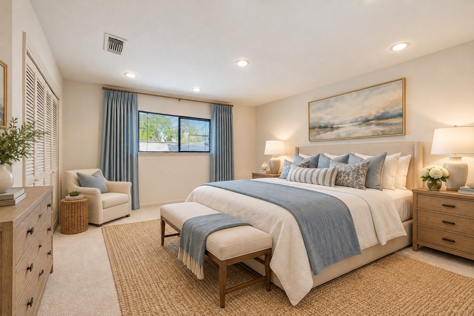 10327 Olympia Drive, Houston, TX 77042 Virtually staged secondary bedroom upstairs.