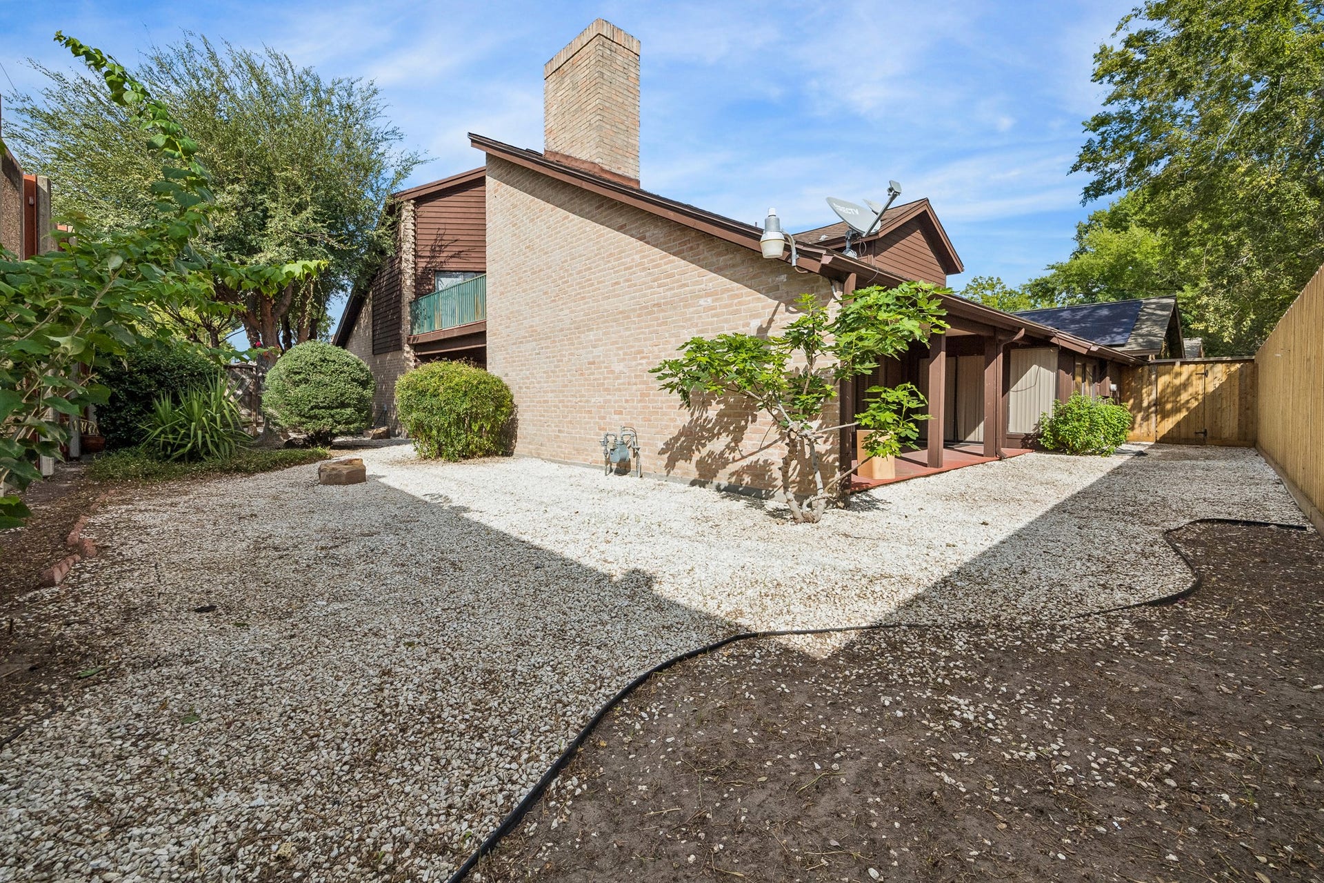 10327 Olympia Drive, Houston, TX 77042 View of the low maintenance backyard.
