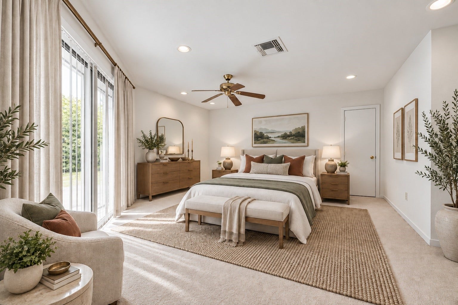 10327 Olympia Drive, Houston, TX 77042 Virtually Staged Bedroom.