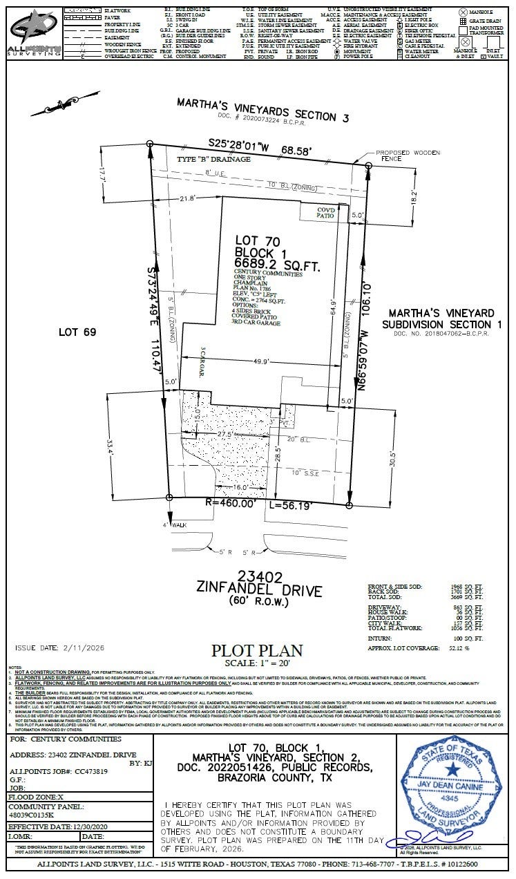 23402 Zinfandel Drive, Alvin, TX 77511 23402 Zinfandel Drive, Alvin, TX 77511