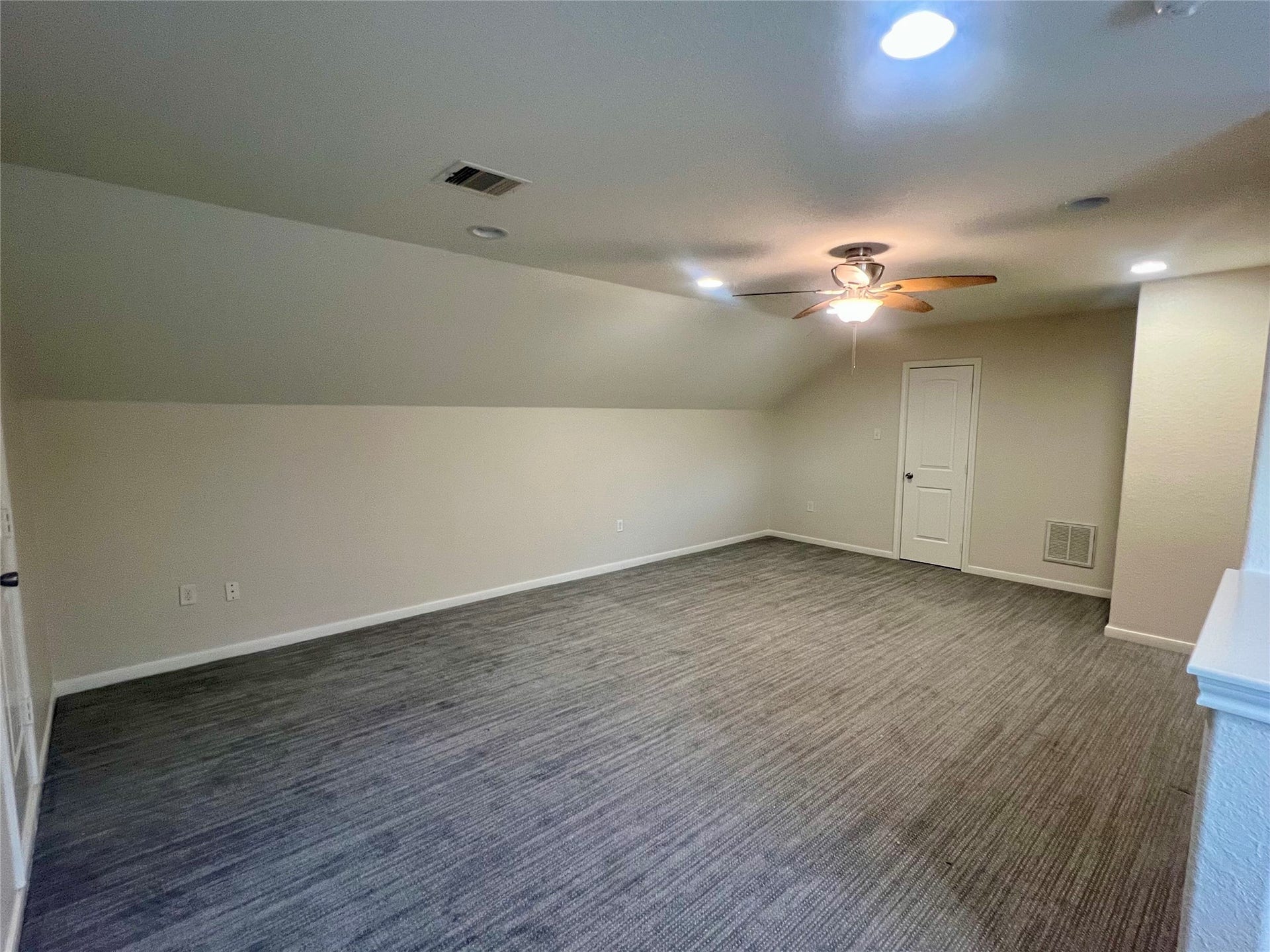 Upstairs TV room, play room or 4th bedroom with window and closet.