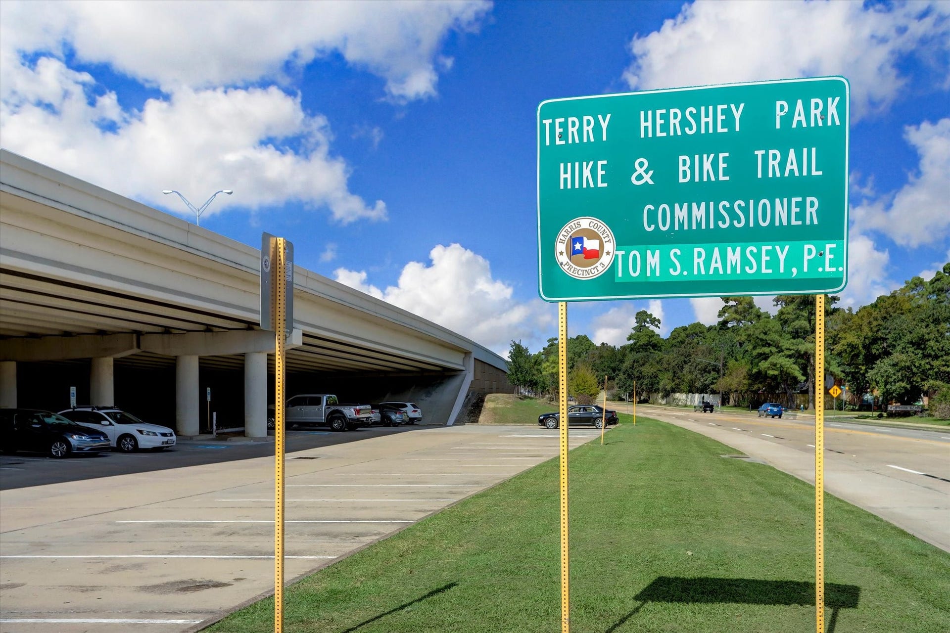 Terry Hershey Park Hike and Bike Trail nearby, featuring extensive walking and biking trails, green spaces, and outdoor recreation opportunities.