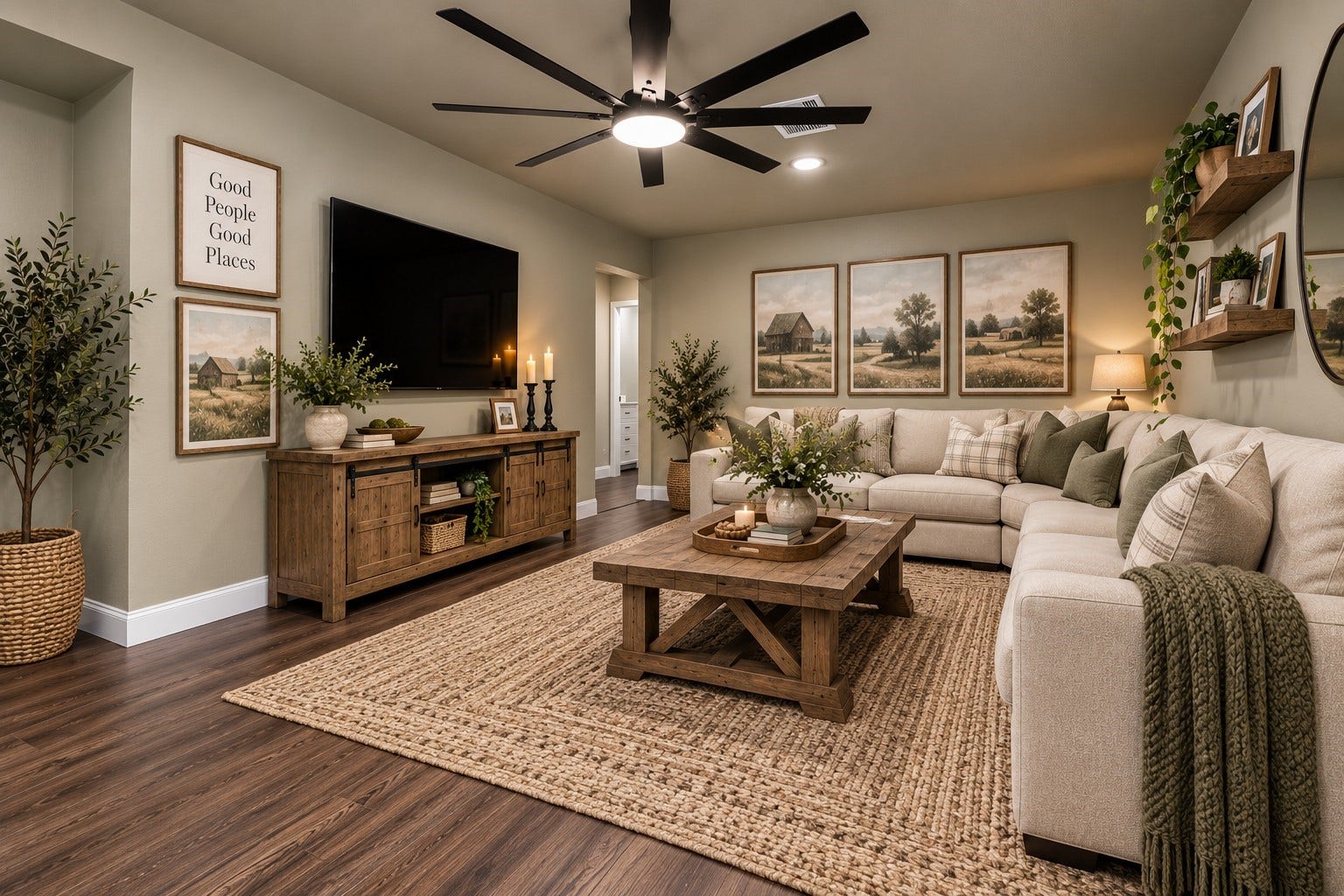 717 Cedar Lawn Drive, Alvin, TX 77511 STAGED - Livingroom