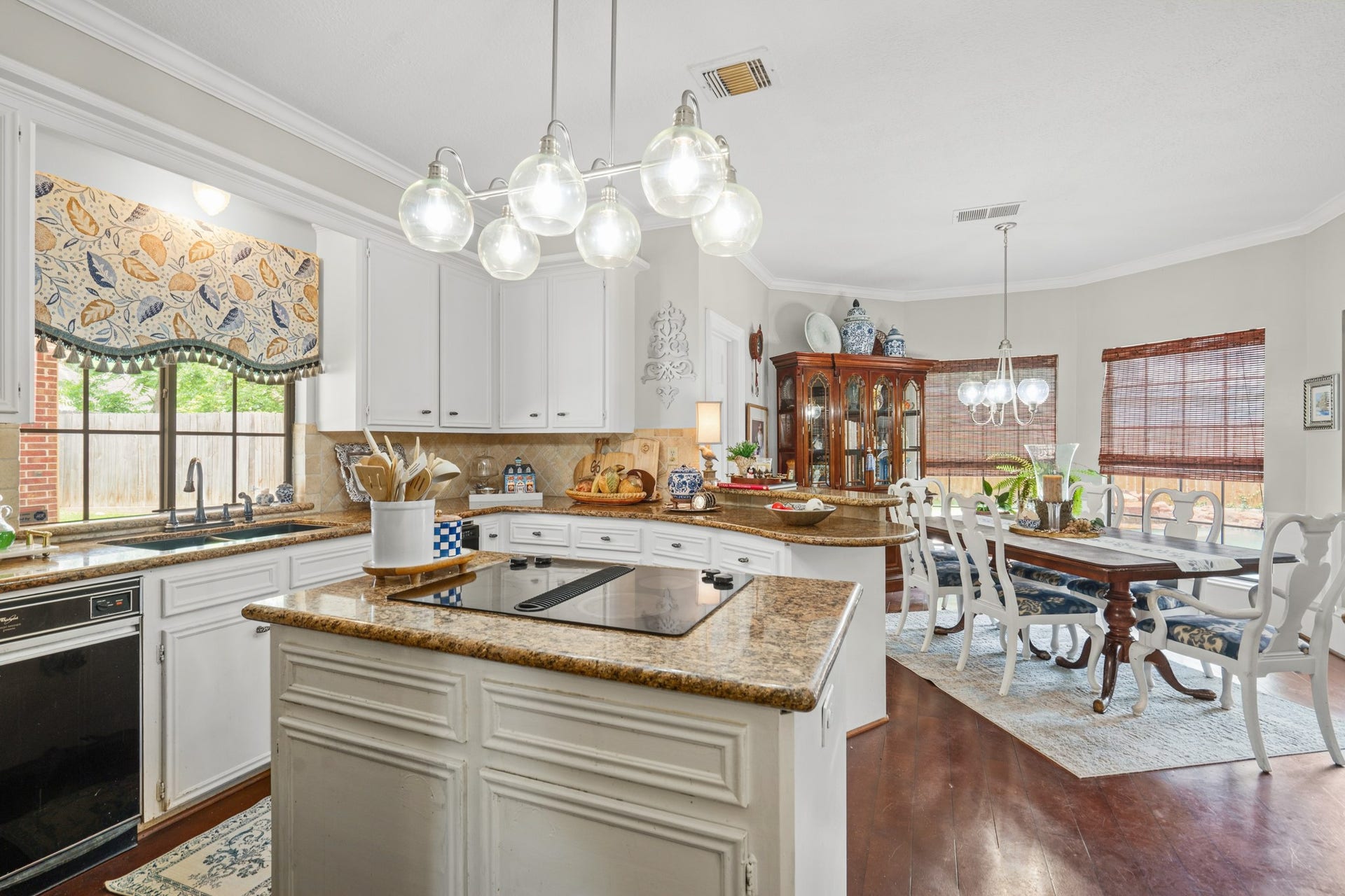 Plenty of cabinet and counter space