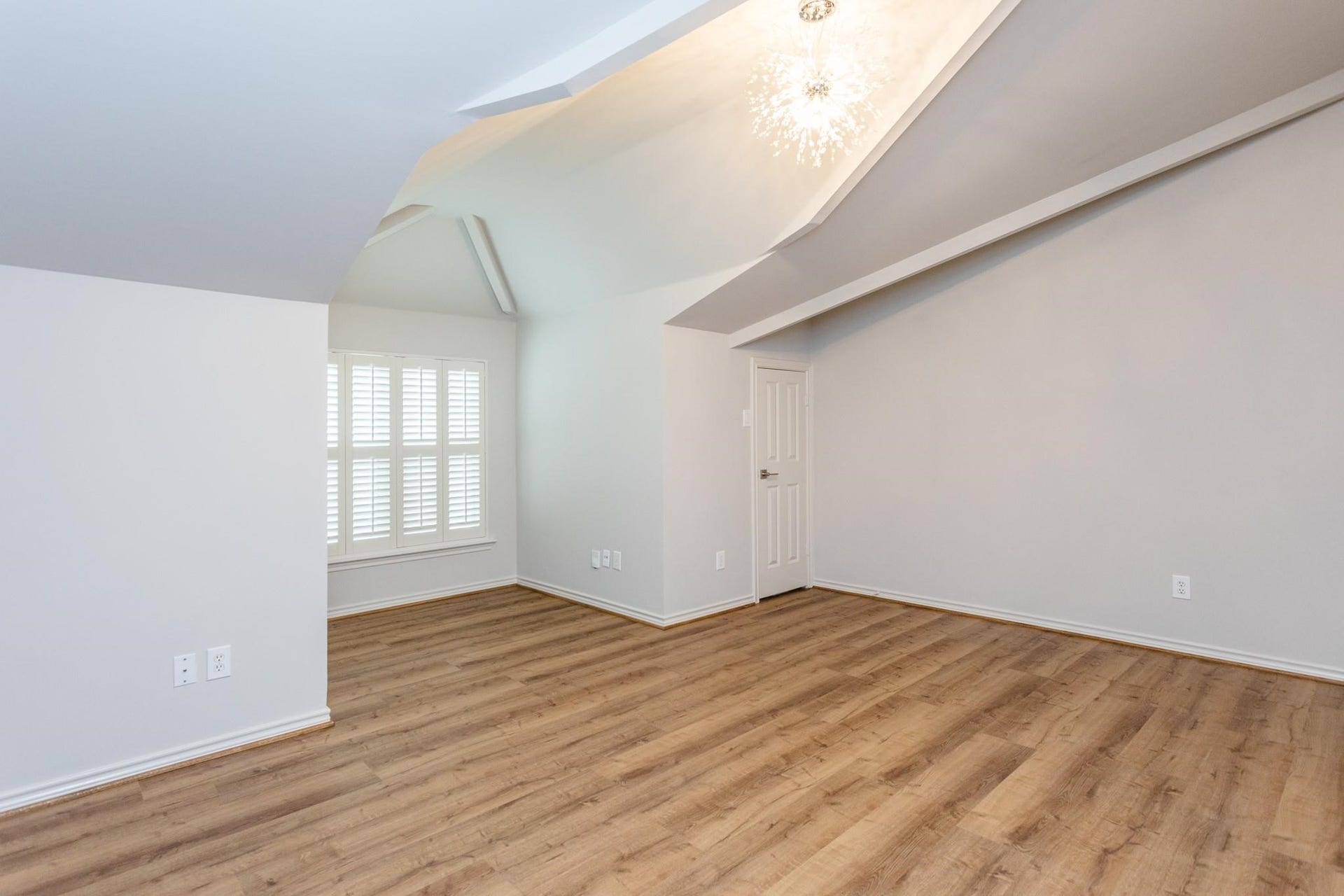 Fourth bedroom or flex room located on third floor.