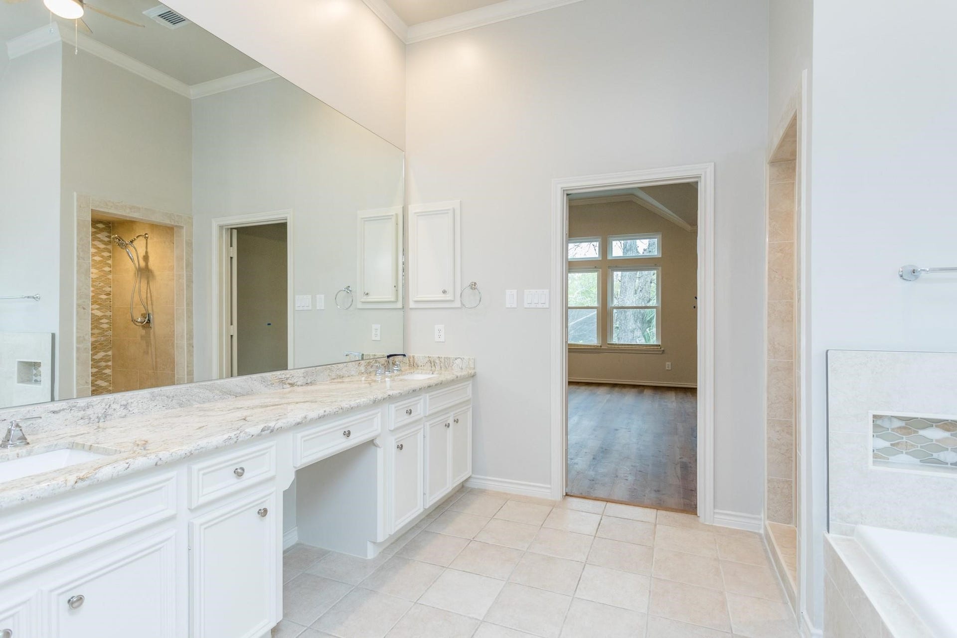 Alternate view of primary bathroom.
