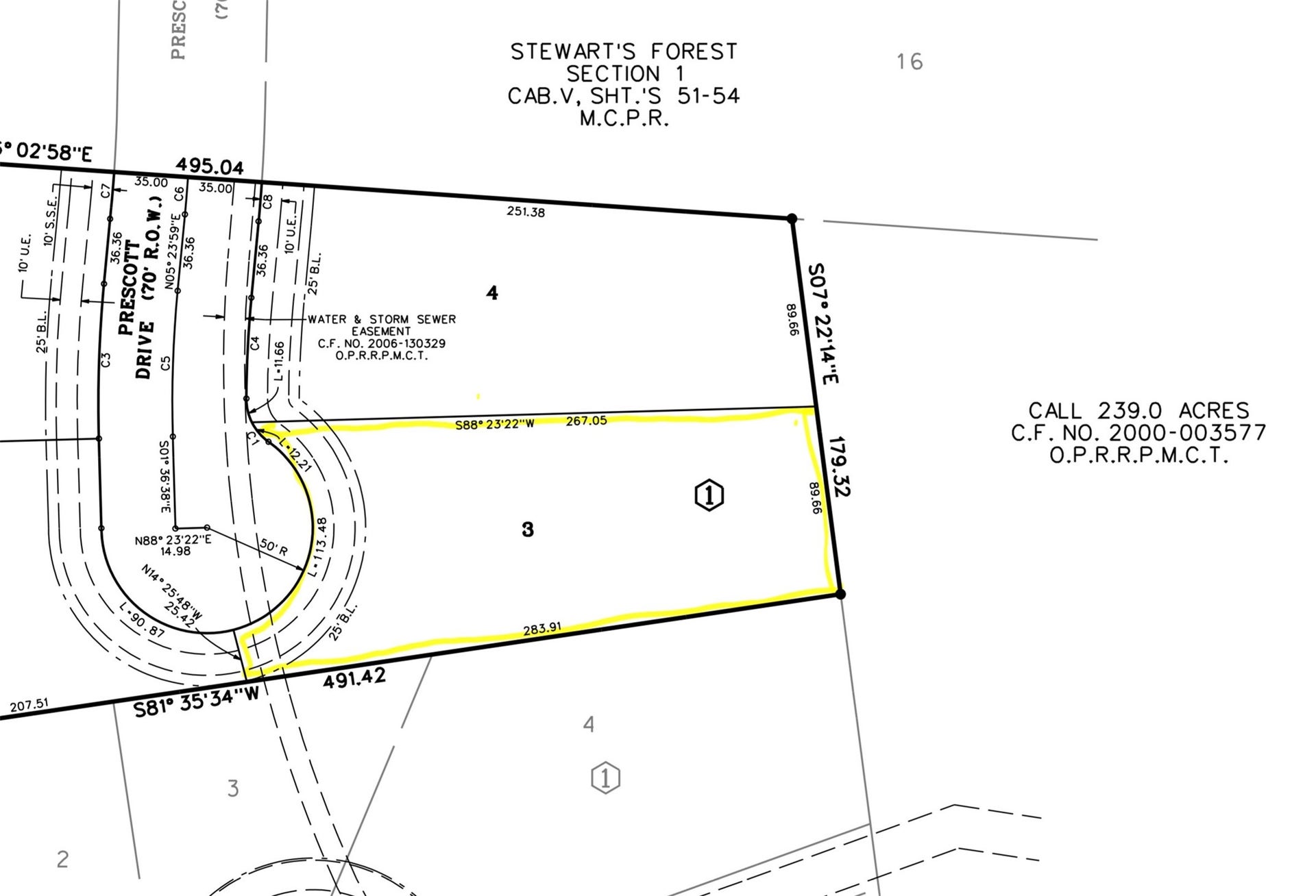 Lot Boundaries