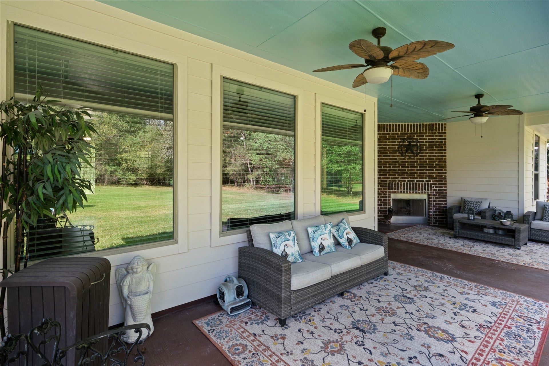 Your new favorite room might just be outside! This generous covered patio is made for morning coffee, afternoon lounging, and evenings with friends.