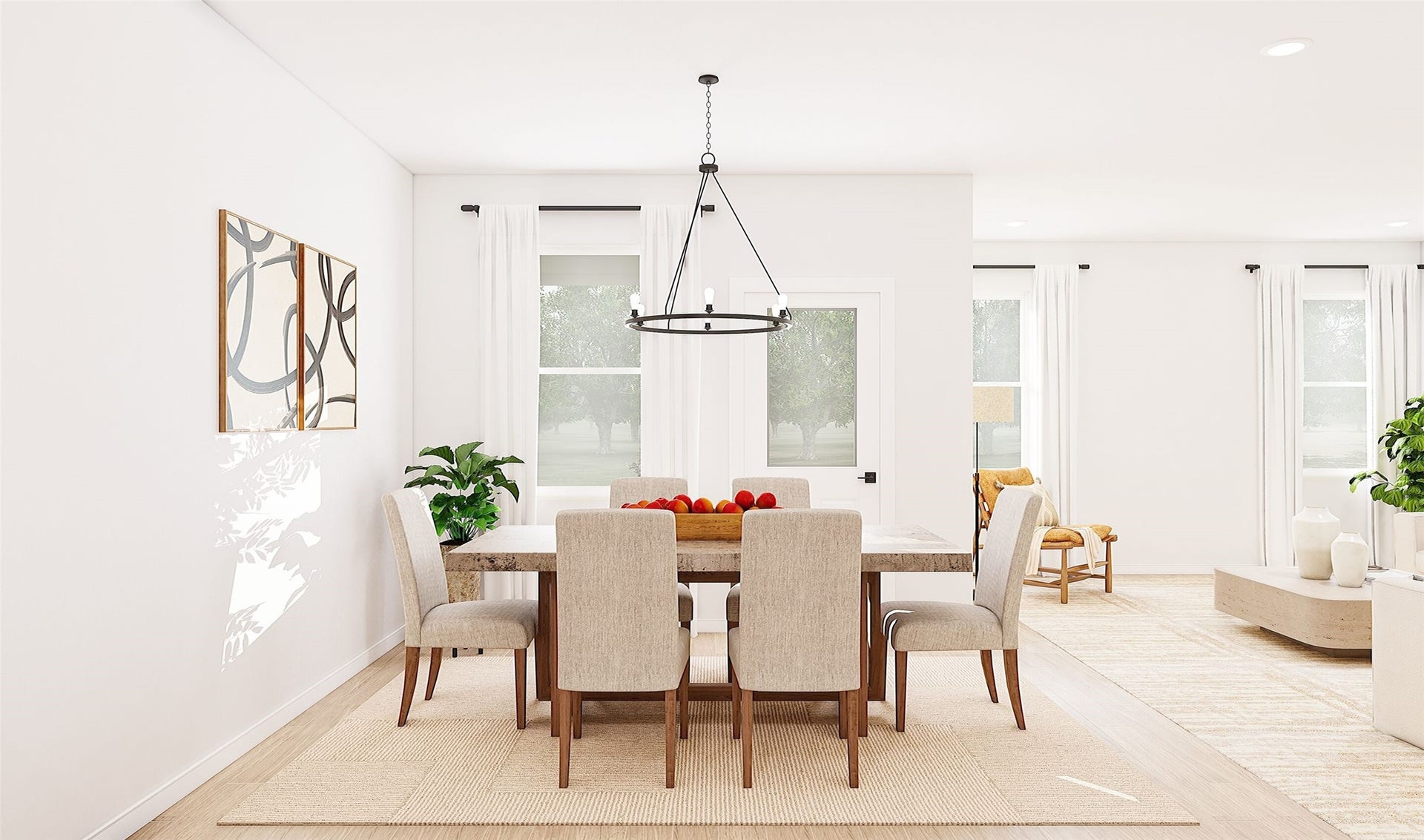 Dining area (*Artist rendering used for illustration purposes only.)