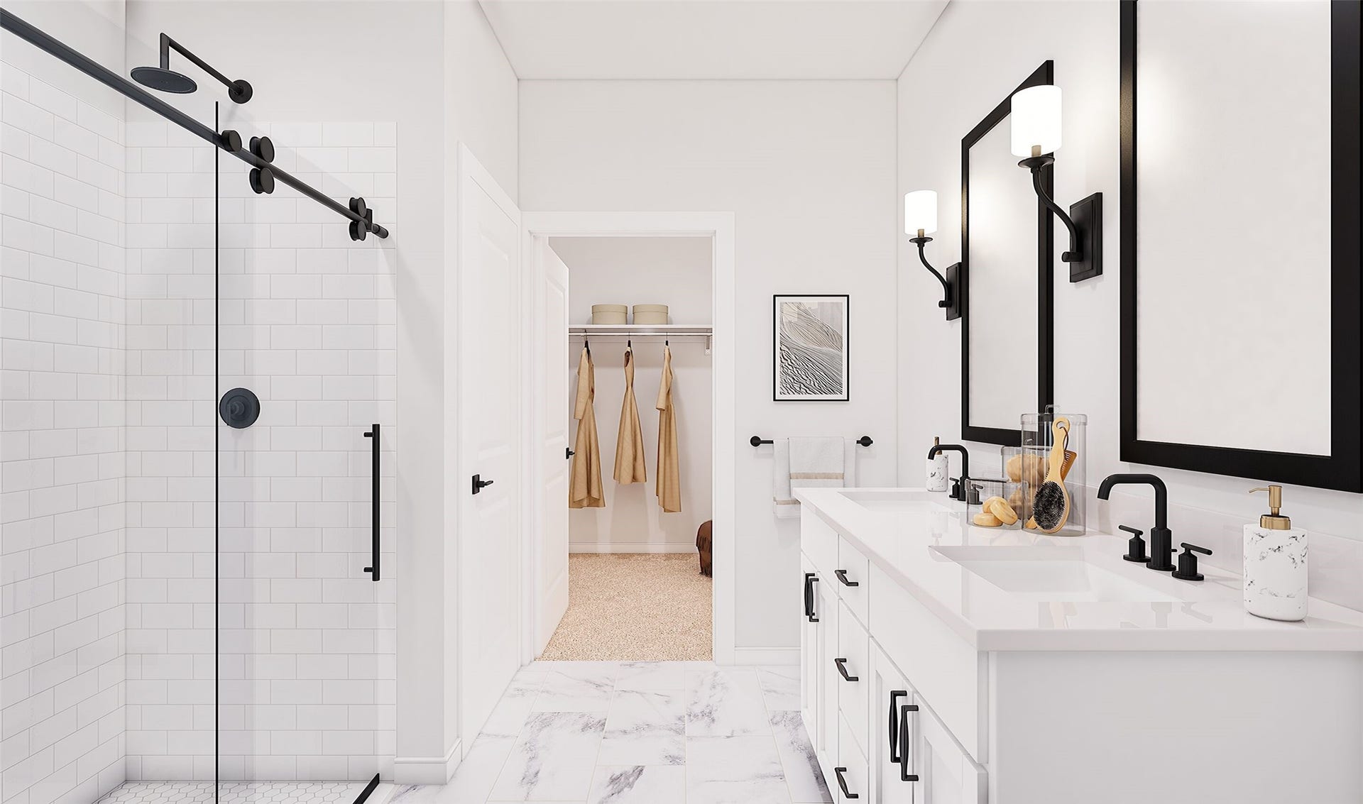 Primary bath (*Artist rendering used for illustration purposes only.)