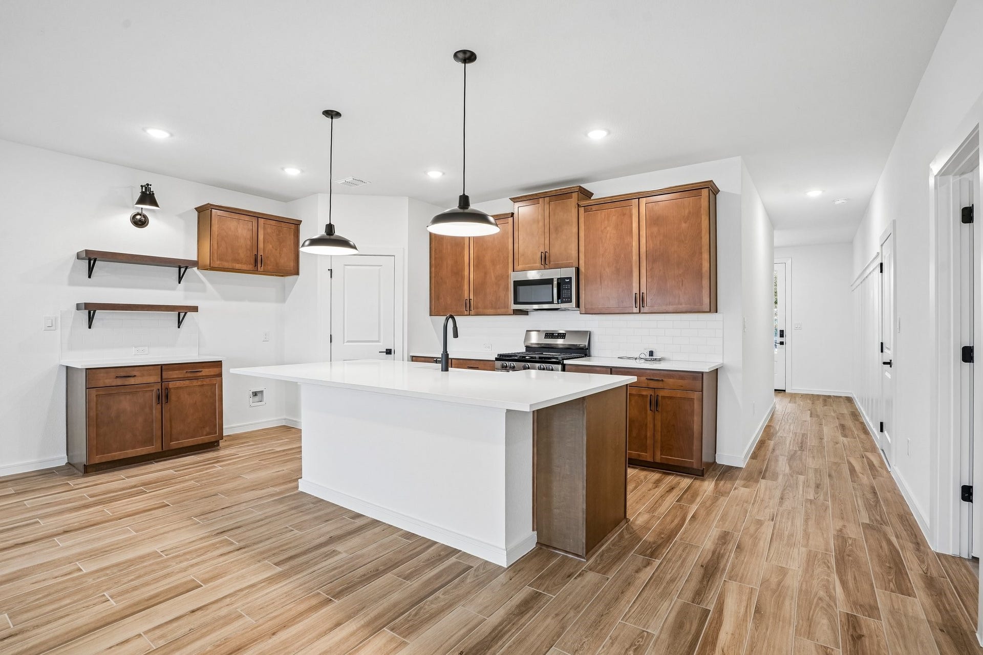 Stylish island kitchen