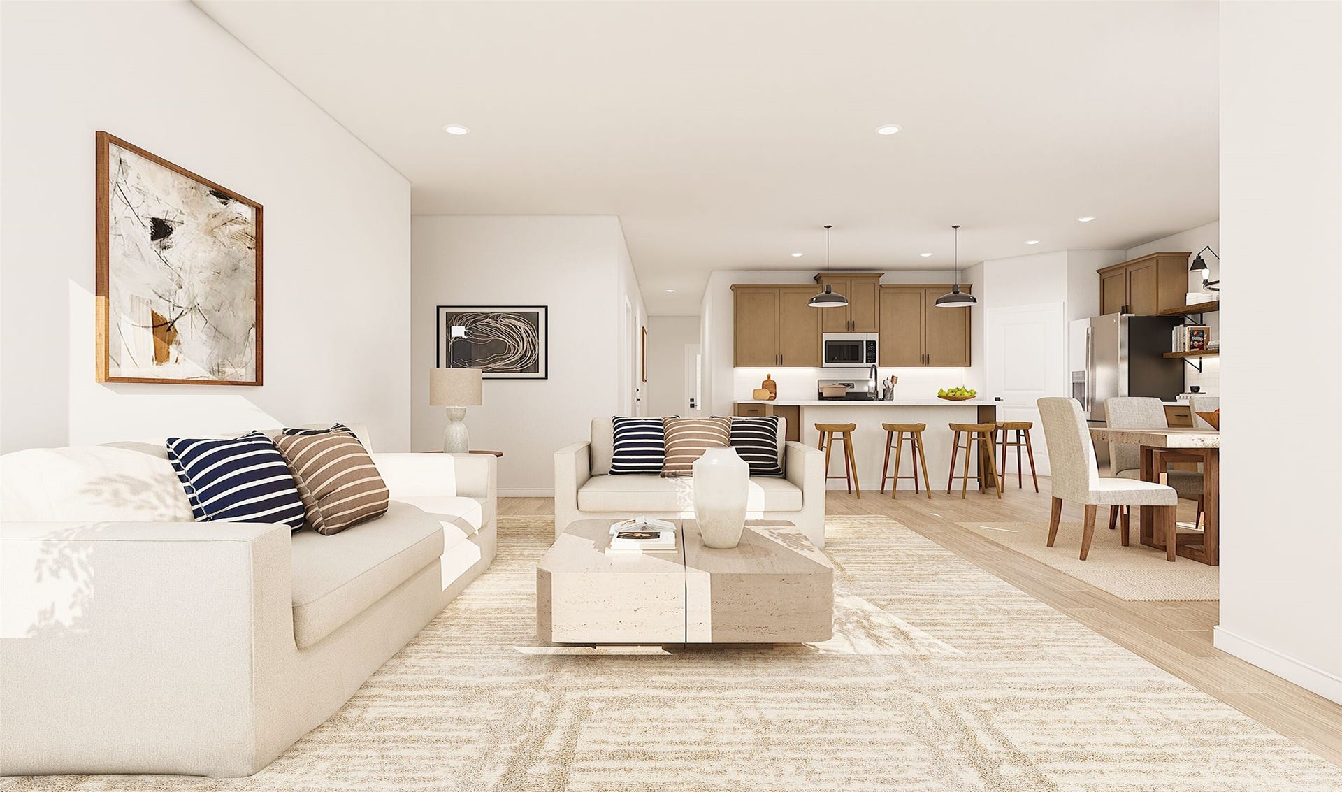 Great room (*Artist rendering used for illustration purposes only.)