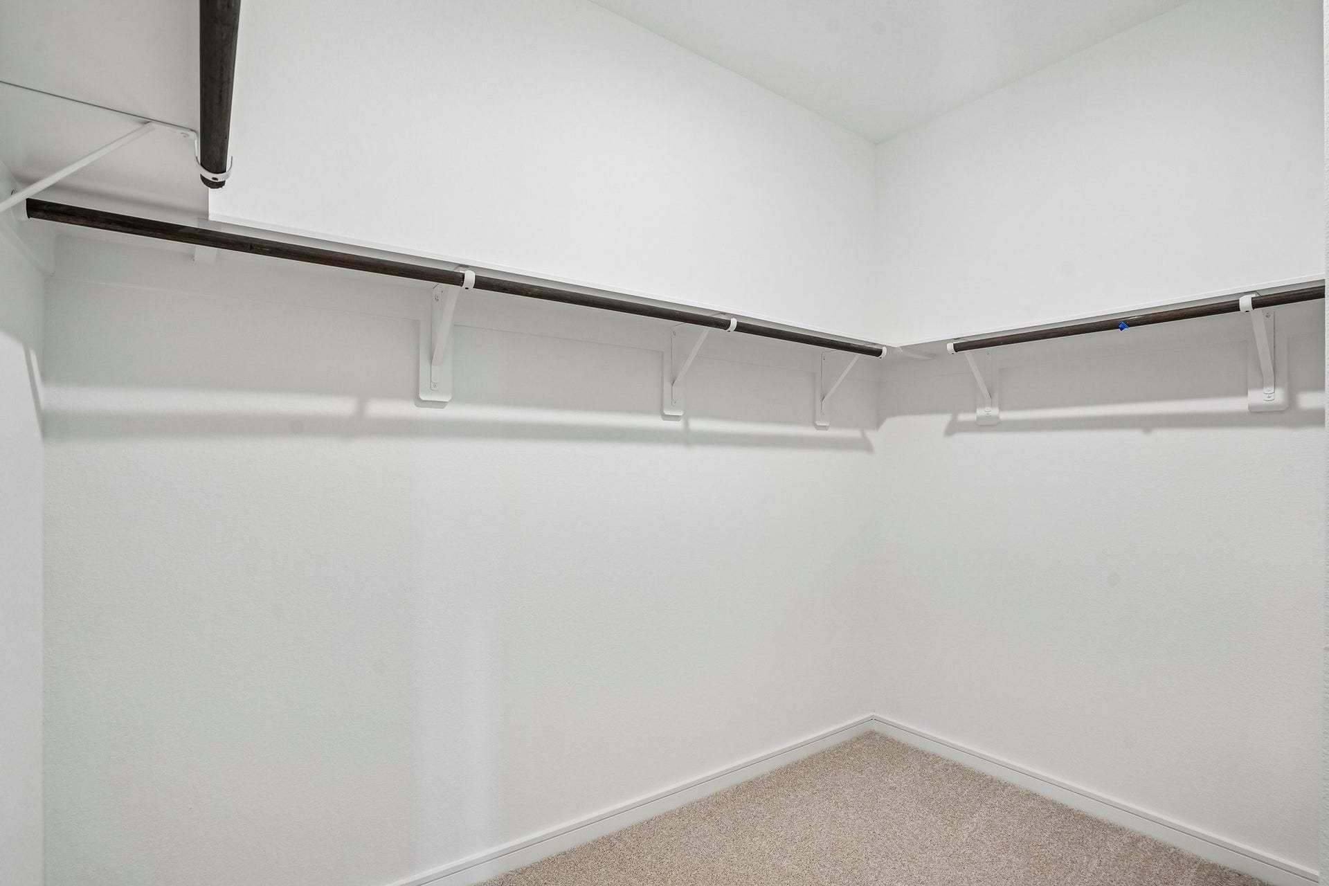 Walk-in closet in the primary suite