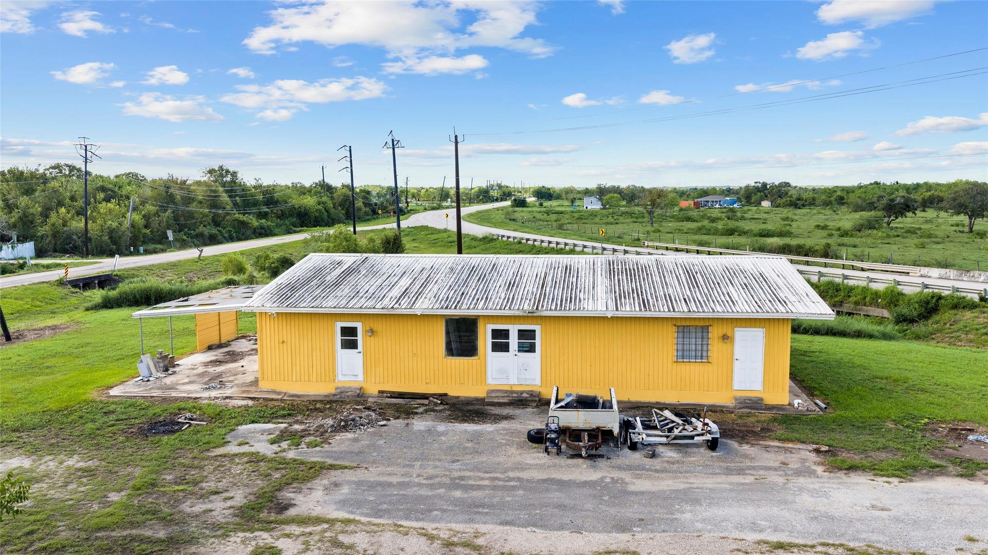 11723 County Road 458, #FM523, Angleton, TX 77515 AERIAL VIEW OF FORMER CANTINA