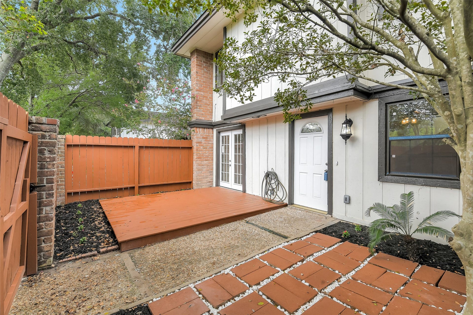 Your own private outdoor escape with room for morning coffee, evening conversations or a quiet place to unwind