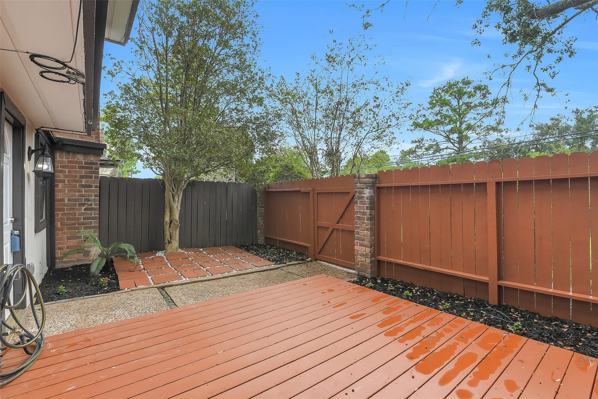 Plenty of room here for grilling, gardening or simply enjoying a little fresh air in your own space