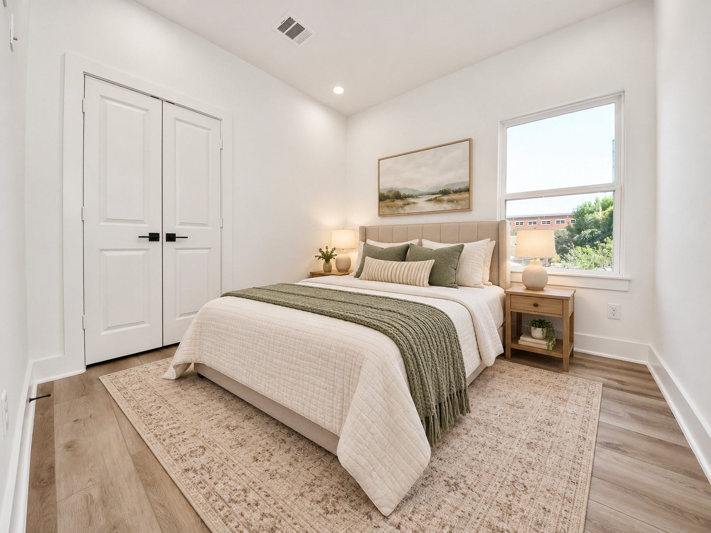 2904 Ruth Street, Houston, TX 77004 Virtually staged third bedroom on the second floor of Unit B.
