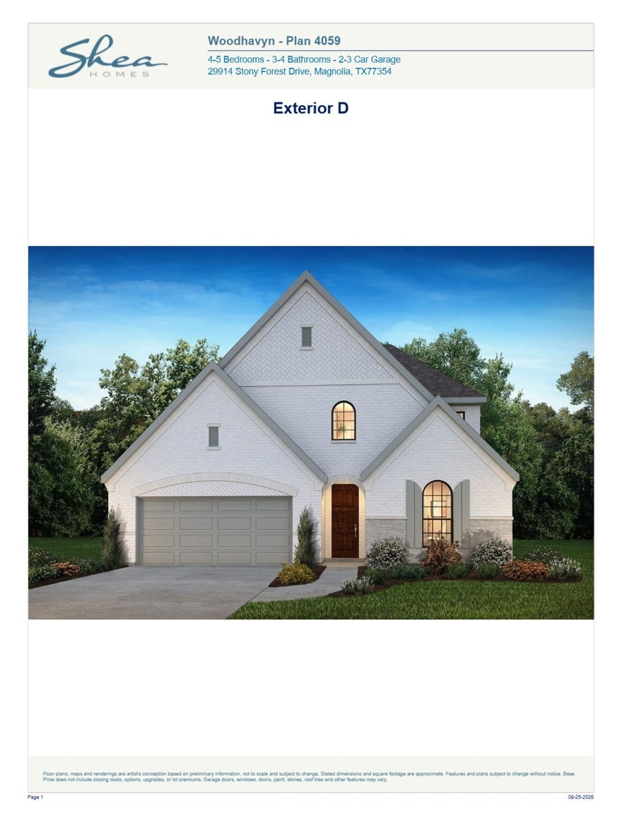 Property photo for 29780 Brushy Gables Drive, Magnolia, TX