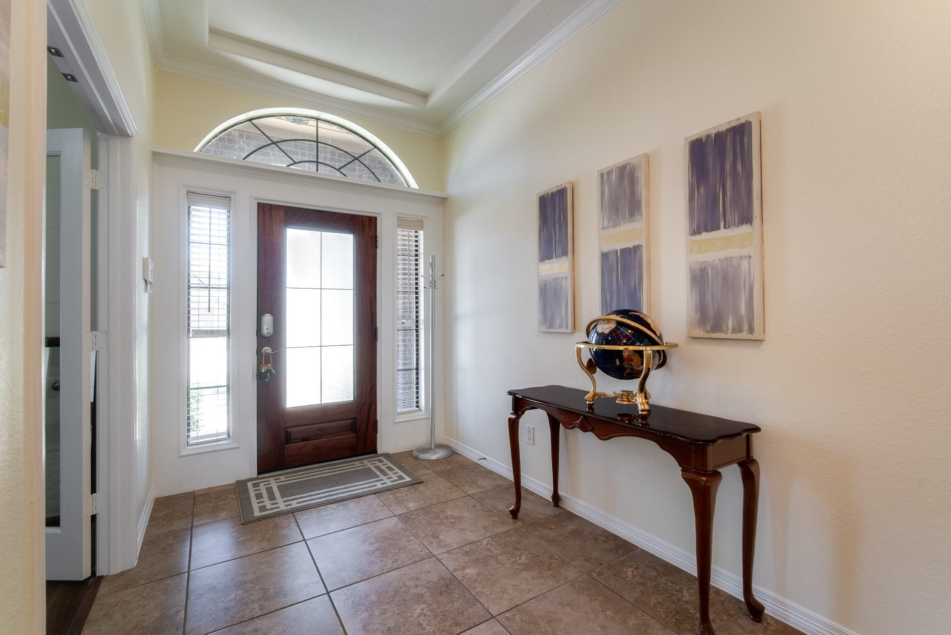 3006 Southern Mill Court, Pearland, TX 77584 Entry and foyer. Doors lead you to your home office or study