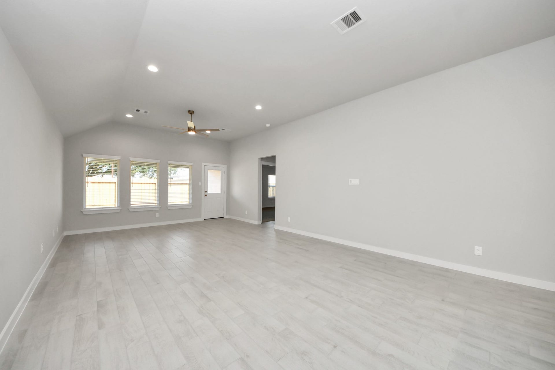 11023 Hosta Stream Drive, Houston, TX 77044 Take another glimpse into the heart of the home with this additional view of the family rooma sprawling space ready to accommodate all your gatherings. Sample photo of completed home with similar floor plan. Actual colors and selections may vary.