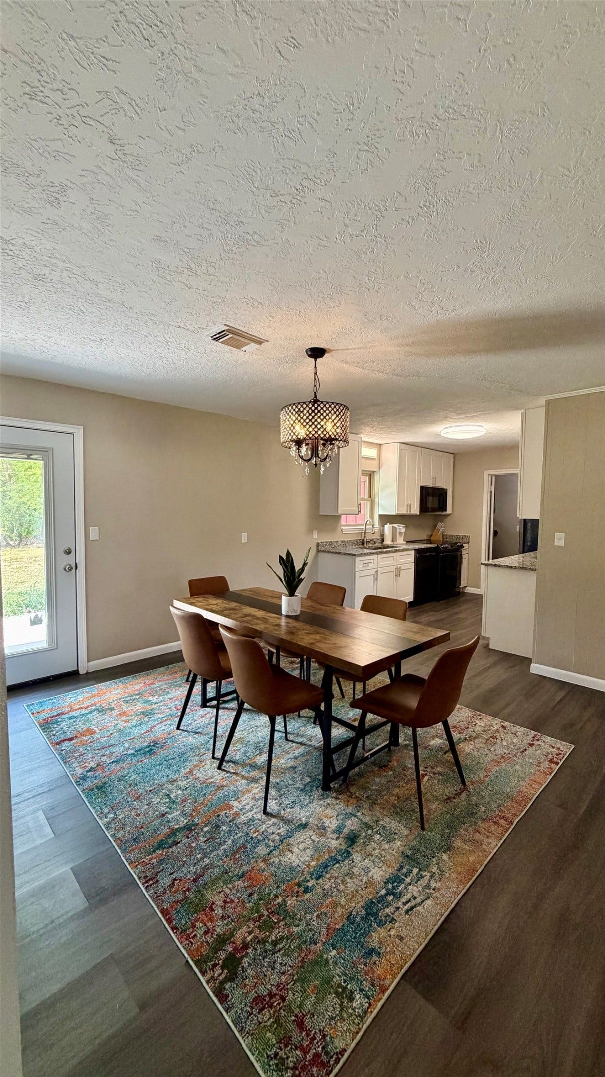 111 Grove Street, La Porte, TX 77571 Dining room off kitchen. door opens to back patio