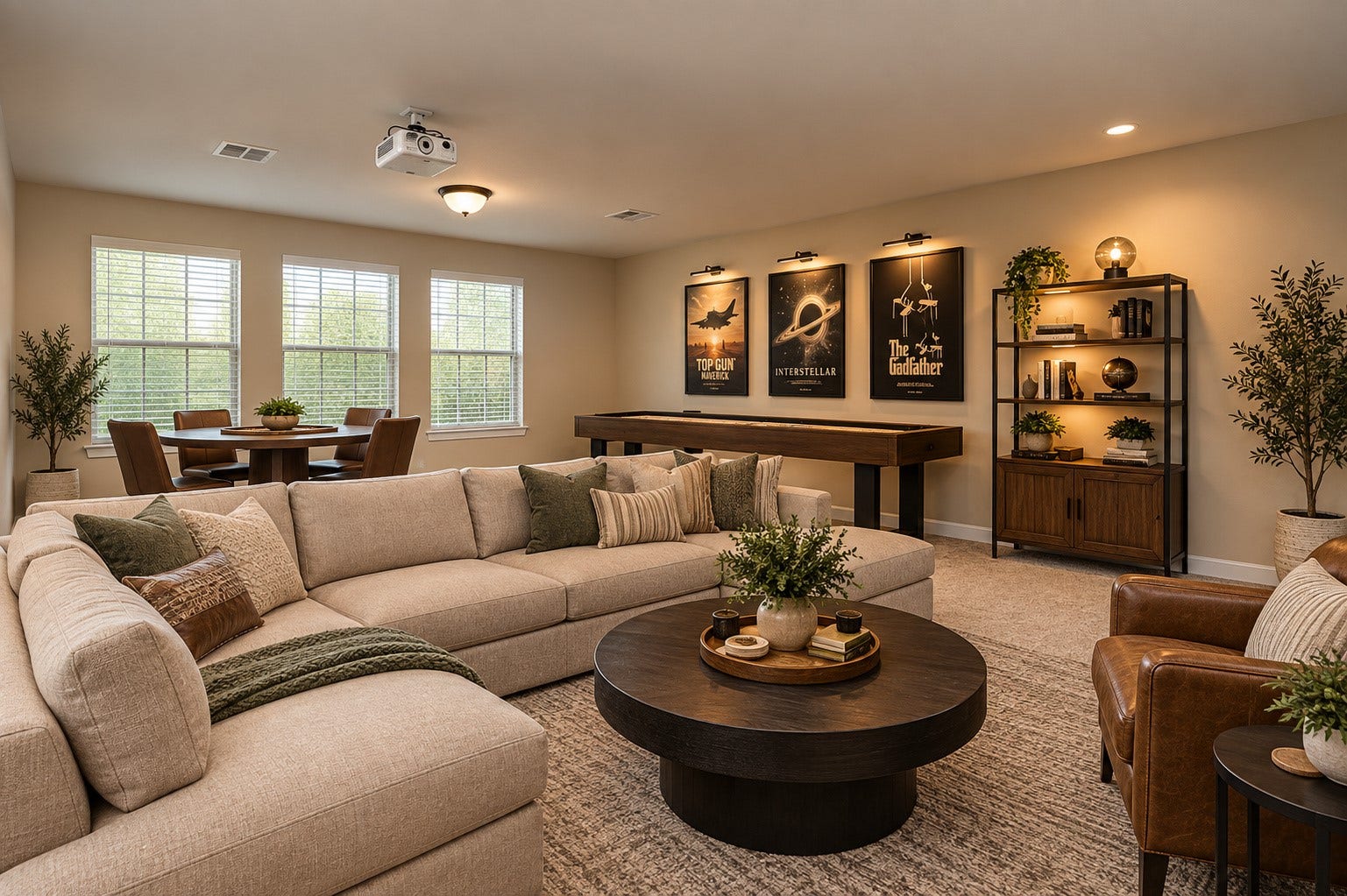 Large Game Room / Media Room.  *Virtually Staged