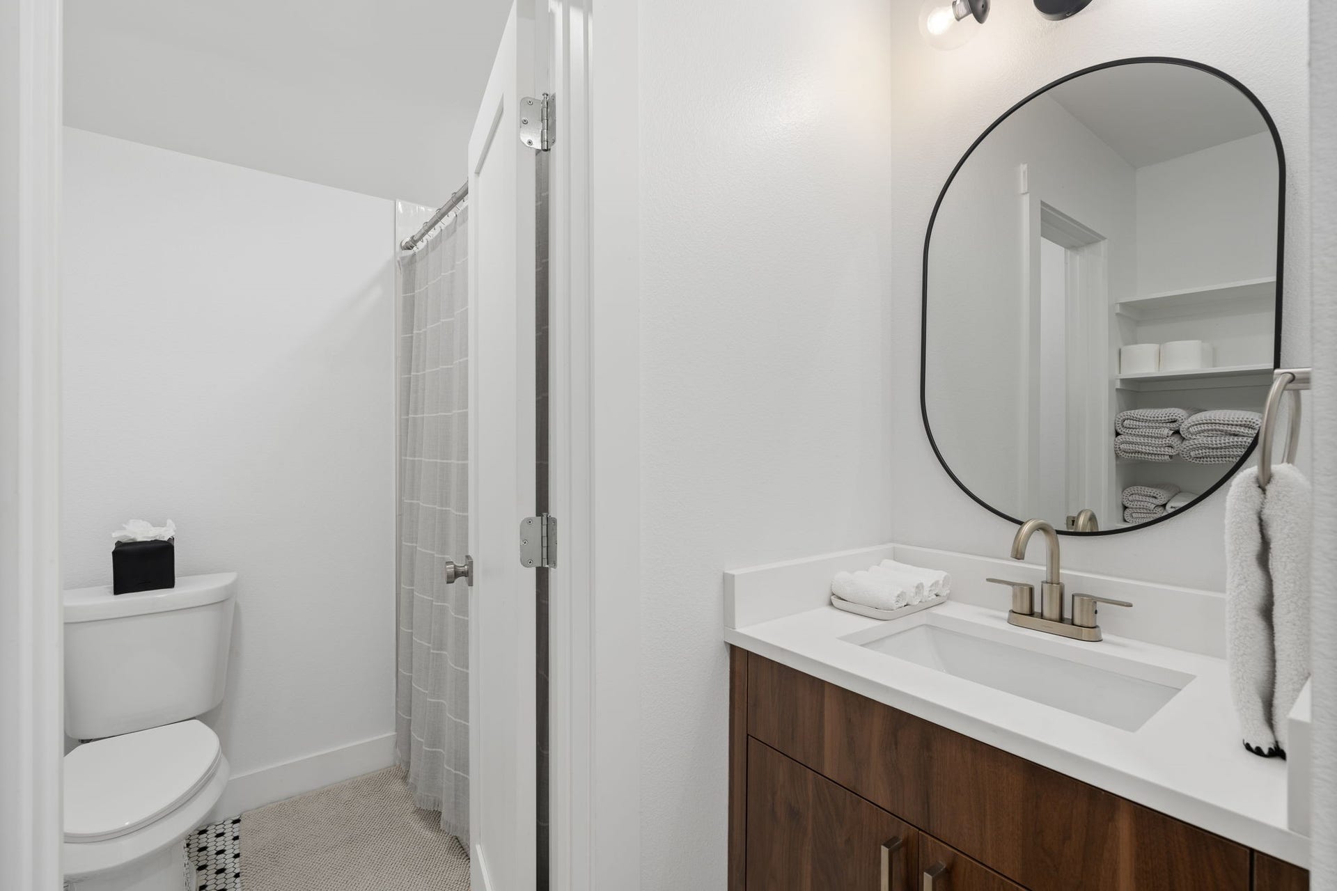 Shared bathroom upstairs