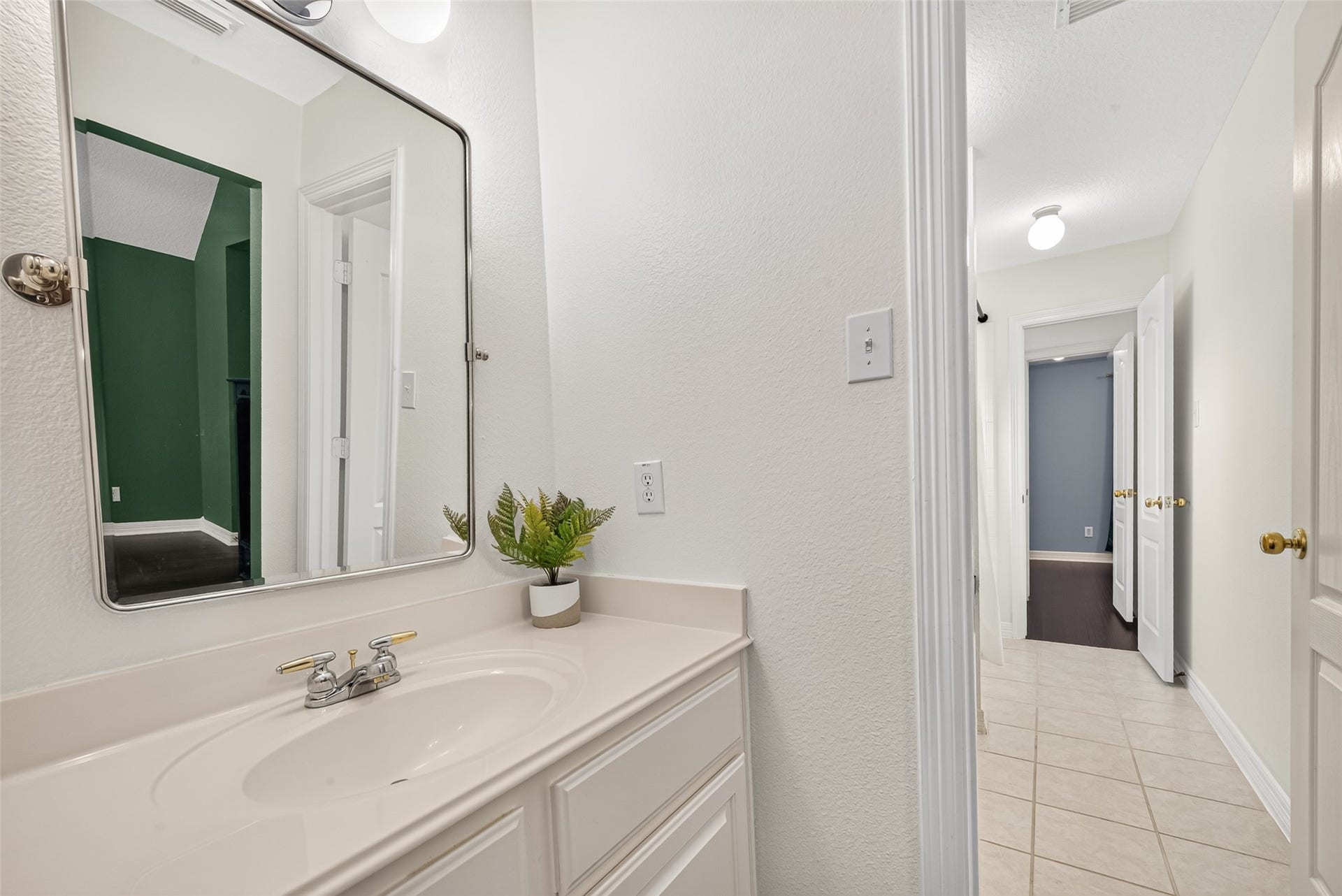 Second dedicated vanity in the Jack and Jill Bathroom.